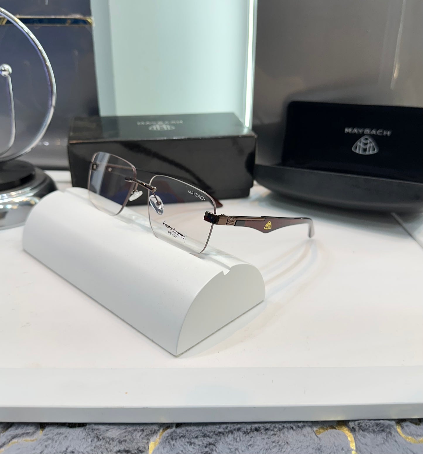 Maybach Wine Gold Karan Aujla Edition Luxury Shade With Original Packing