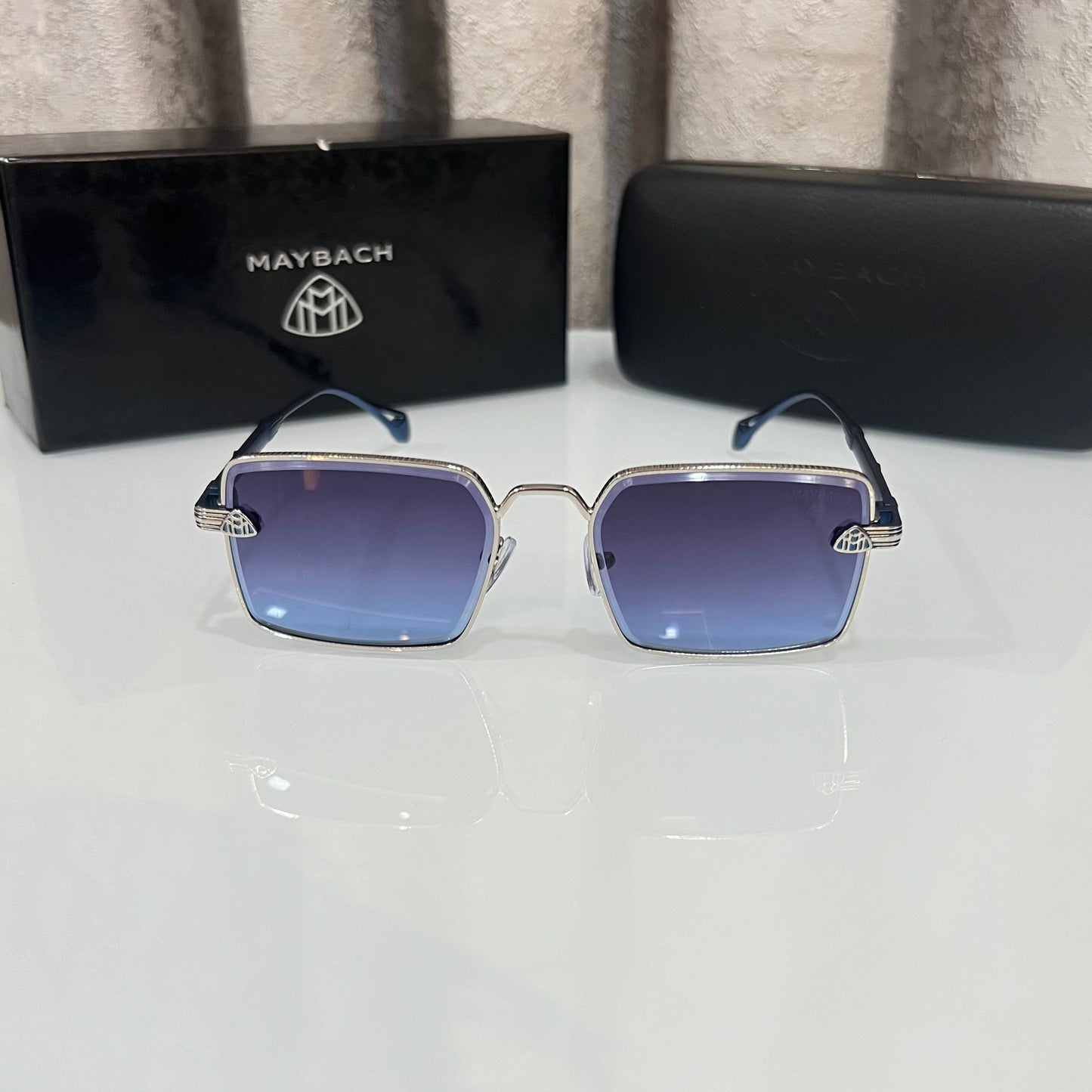 Maybach Blue Metal Luxury Shade With Original Packing