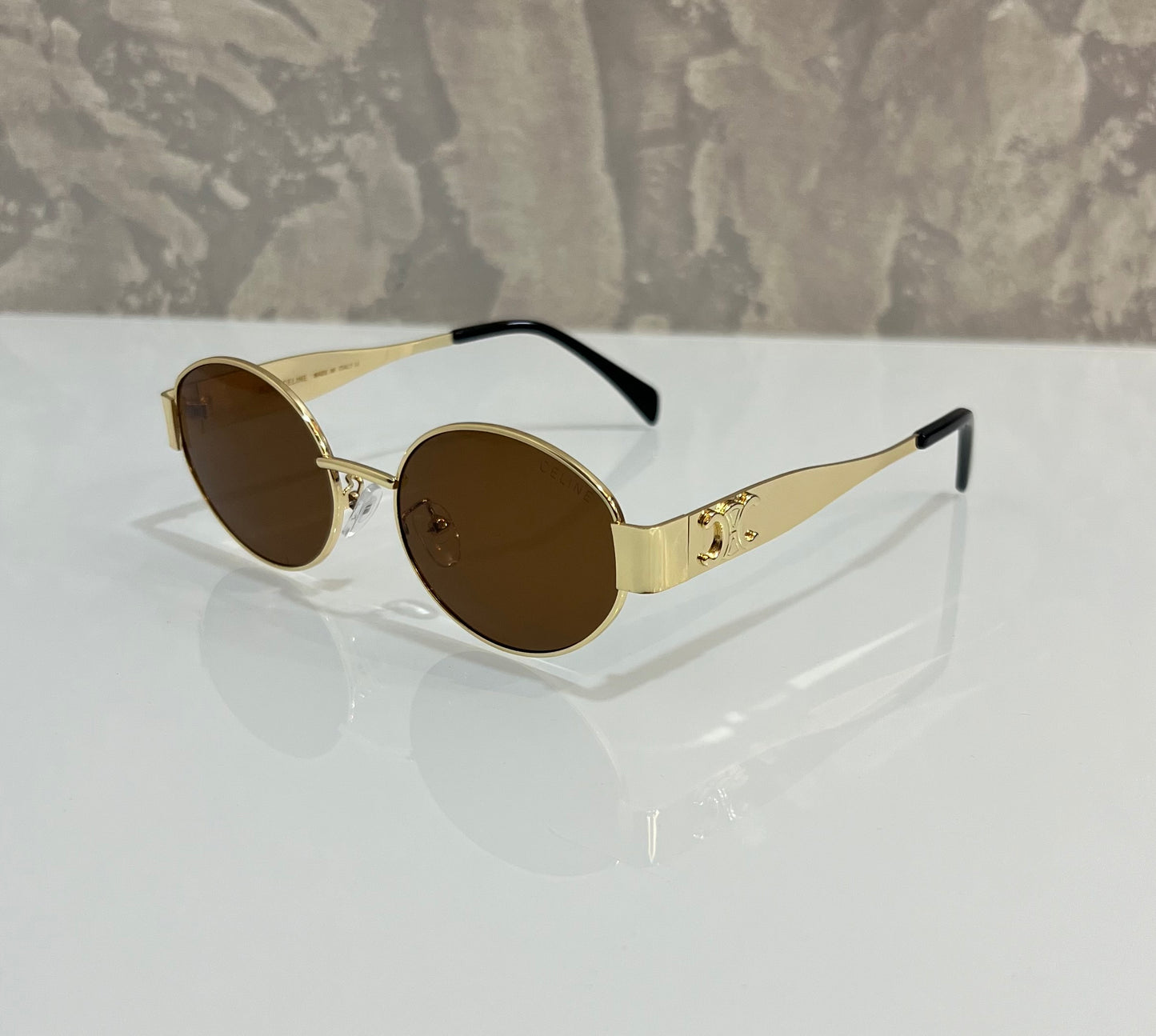 Celine Brown Gold Luxury Shade With Original Packing