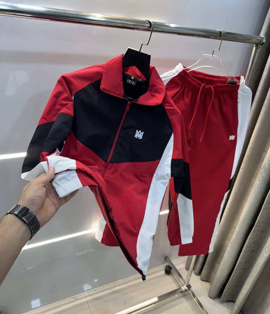 Amir i Red Back Print Imported Tracksuit