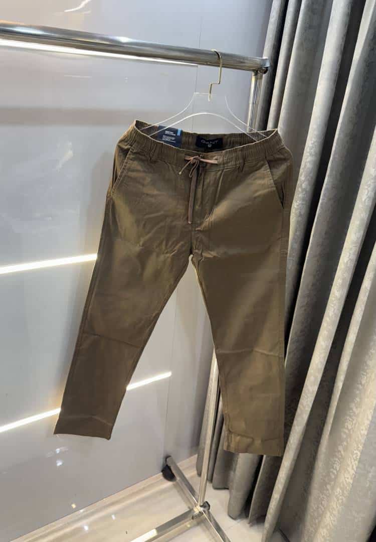 Gant Brown Premium Classic Cotton Pant