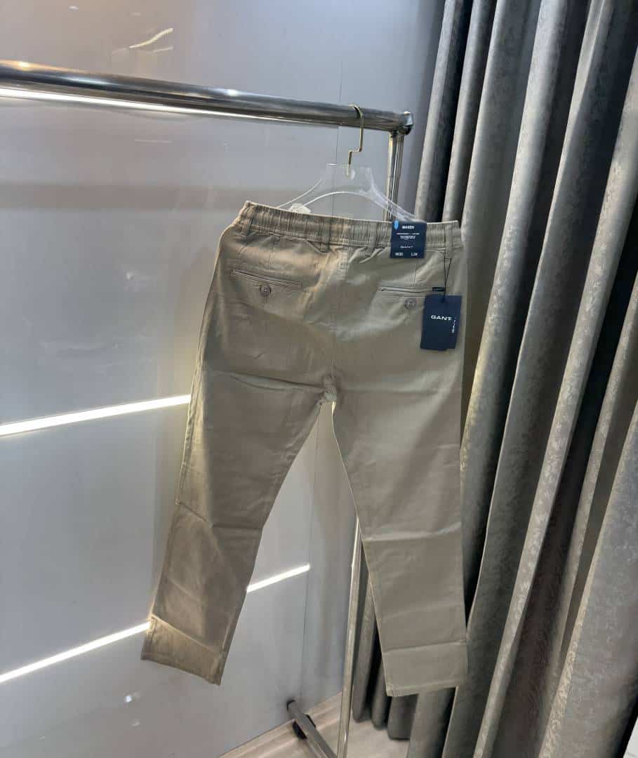 Gant Light Brown Premium Classic Cotton Pant