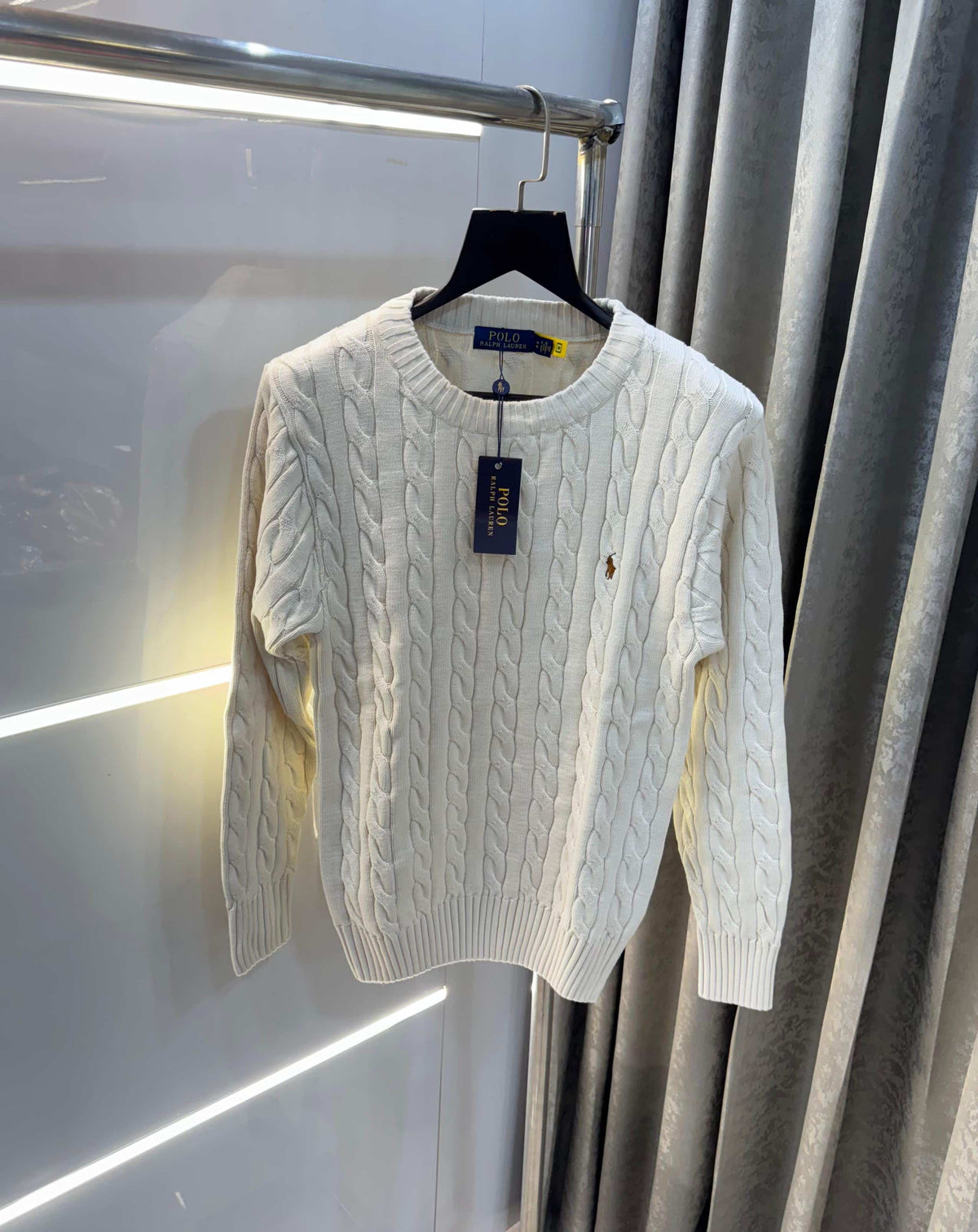 Ralph Laure white embroidery Premium Sweatshirt
