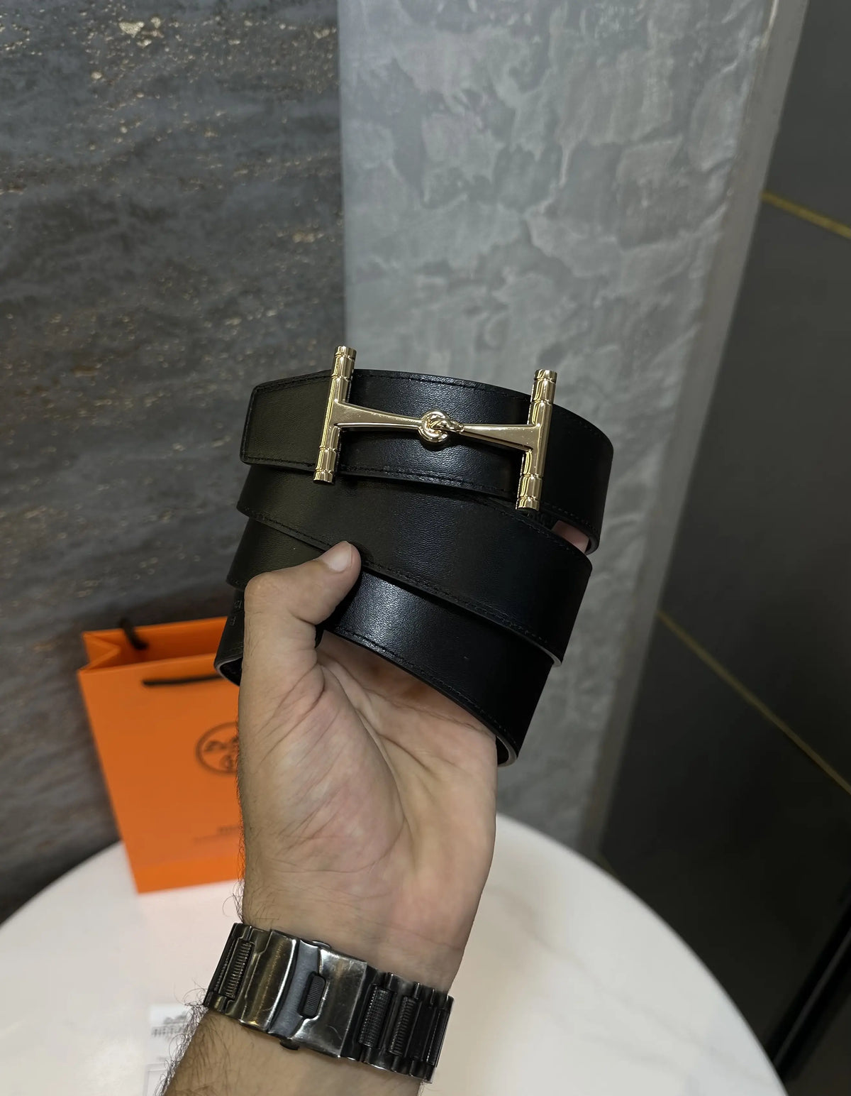 Hermes Reversible Belt Combo Premium With (2 buckle carry bag and box)h12