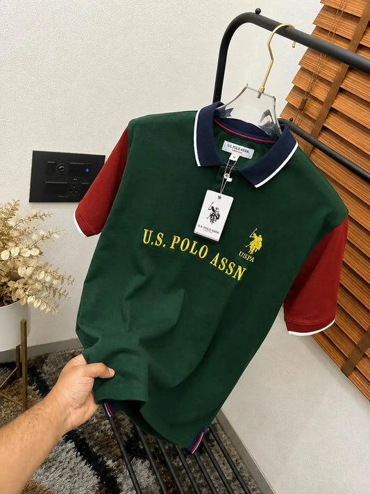 U.S. Polo Assn. Imported Cotton Polo T-shirt (DN 638)
