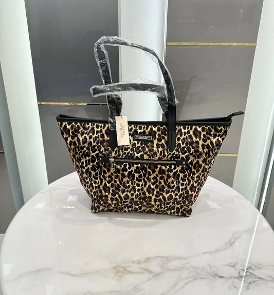Victorias Secre t Luxury Tote Bag Leopard vs870