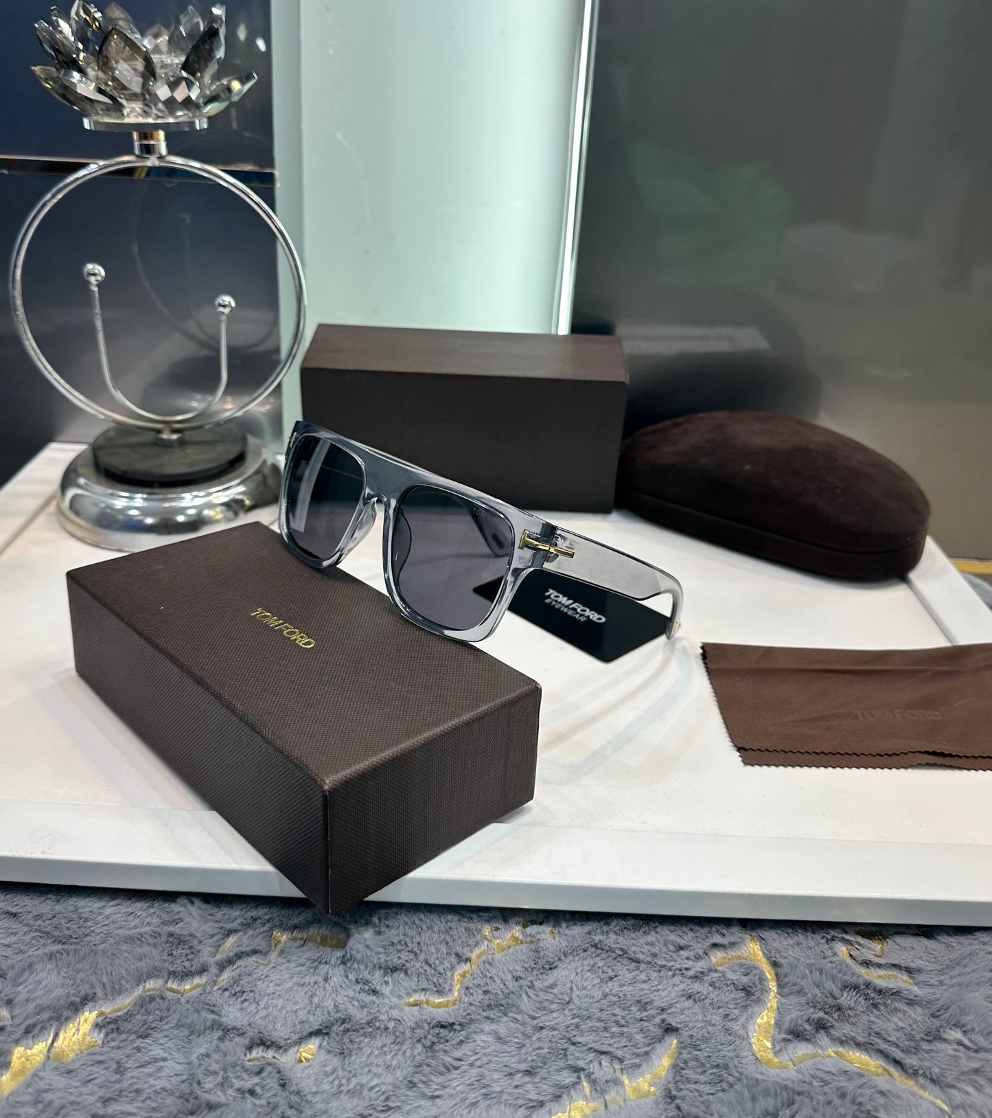 Tomford Grey Black Luxury Shade With Original Packing