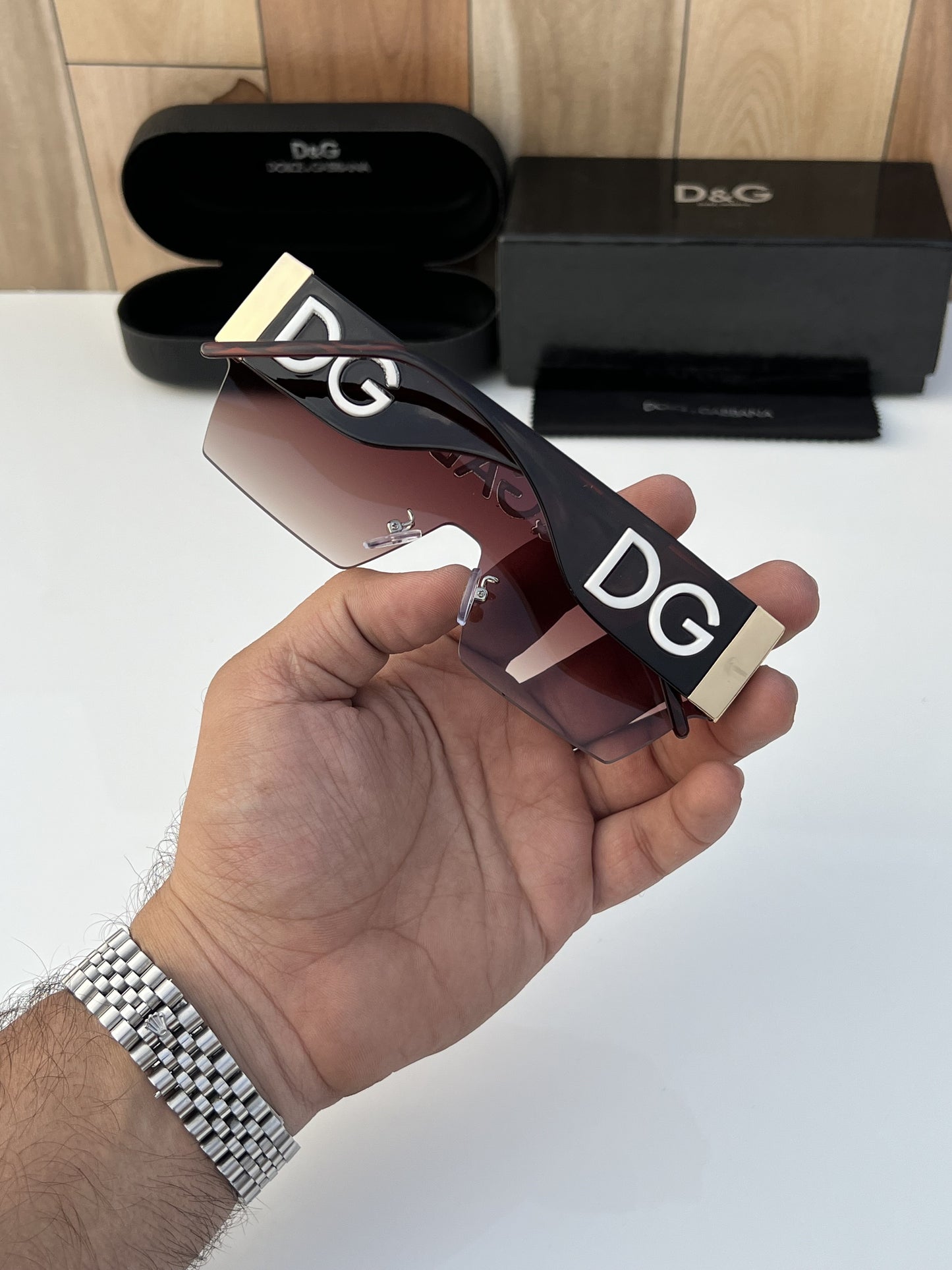 Dolce&Gabbana Brown Luxury Shade With Original Packing
