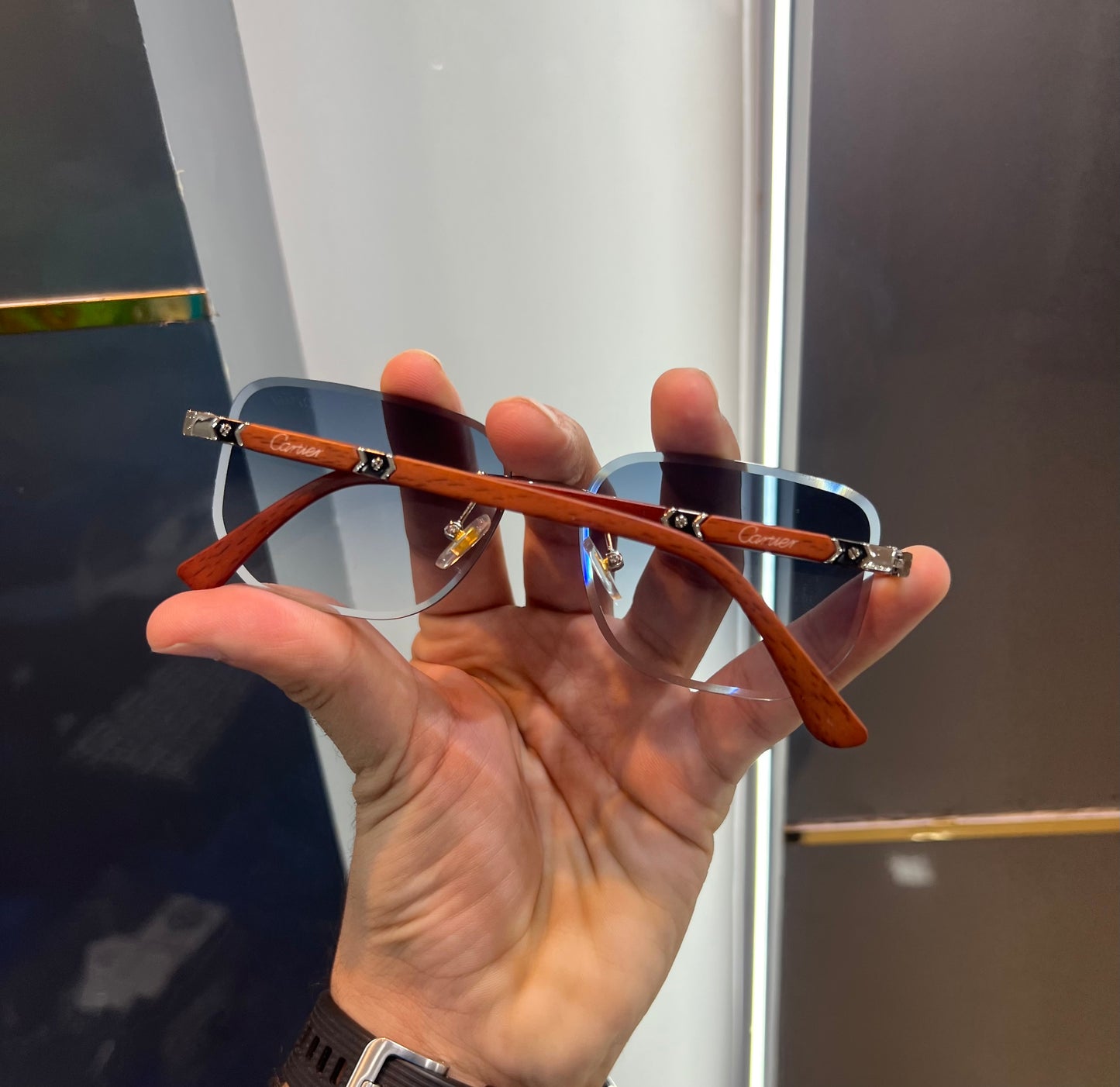 Cartier Sky Brown New Luxury Shade With Original Box Packing