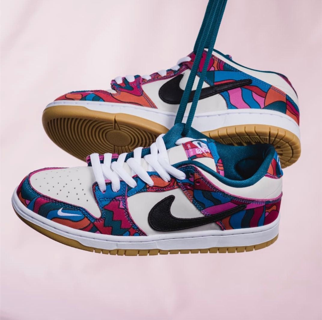 Nike SB DUNK LOW PARRA WITH Og Box PREMIUM SNEAKER