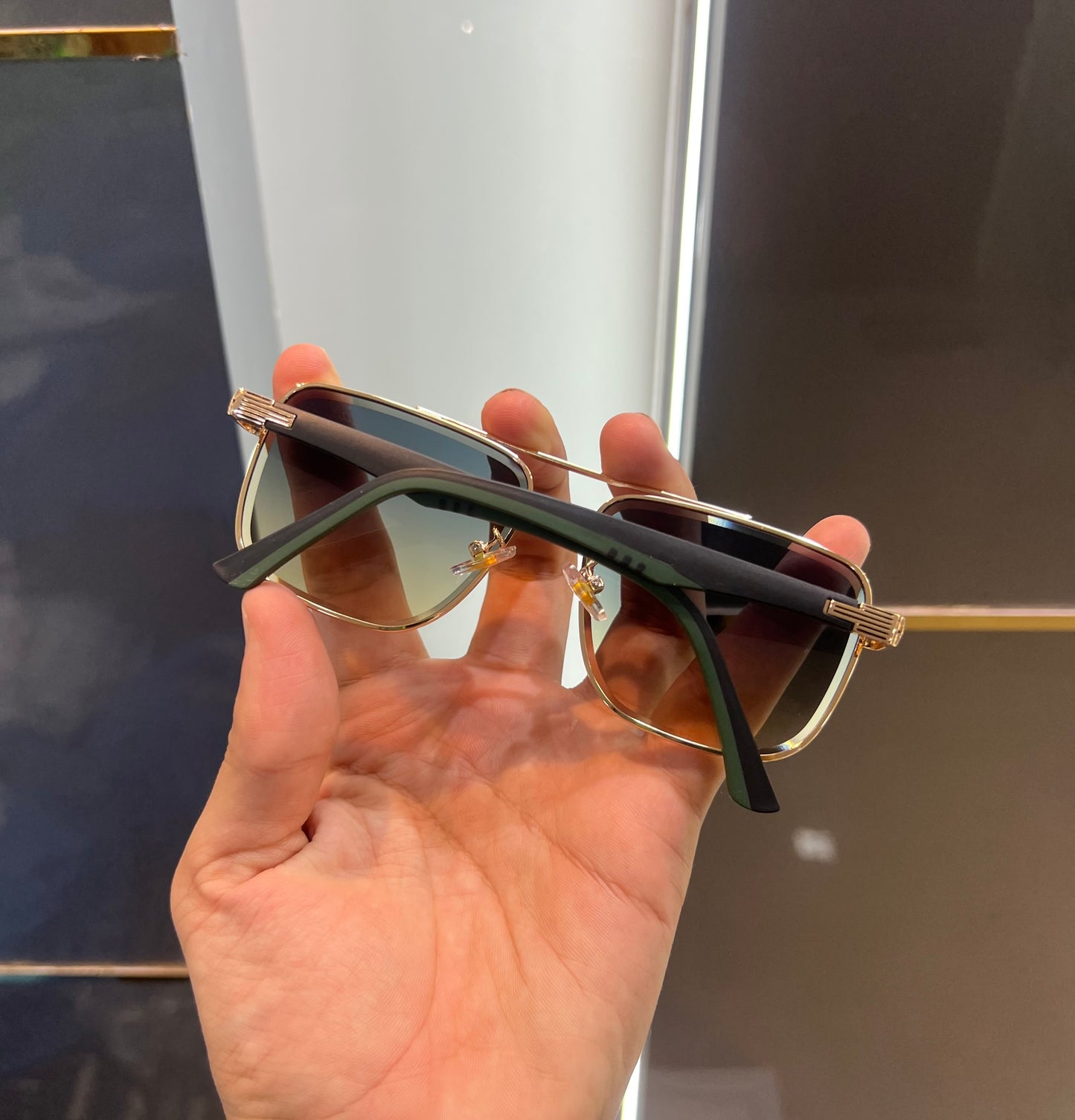 Cartier Gold Green New Luxury Shade With Original Box Packing