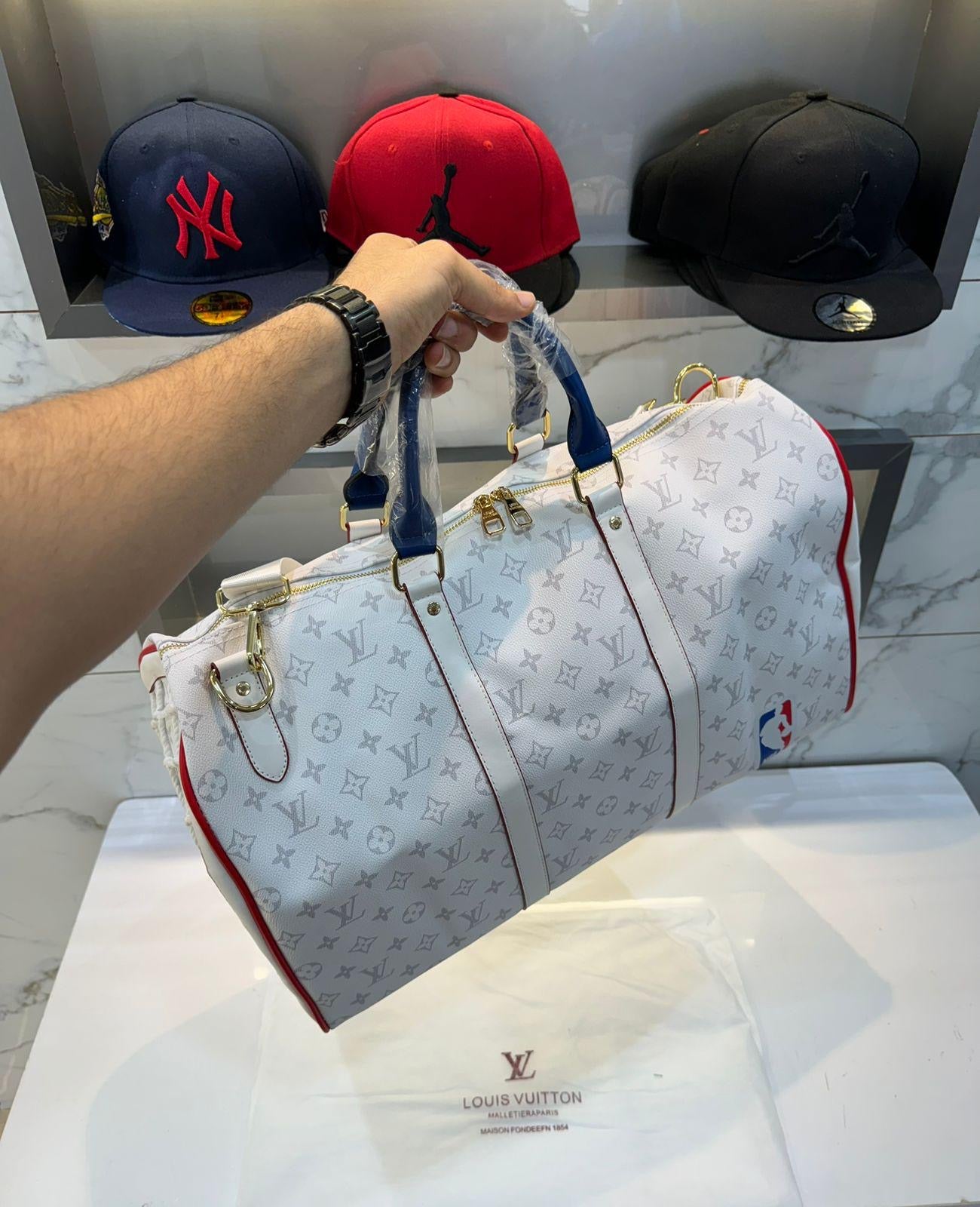 Louis Vuitton X NBA Edition Brown Premium Duffel Bag