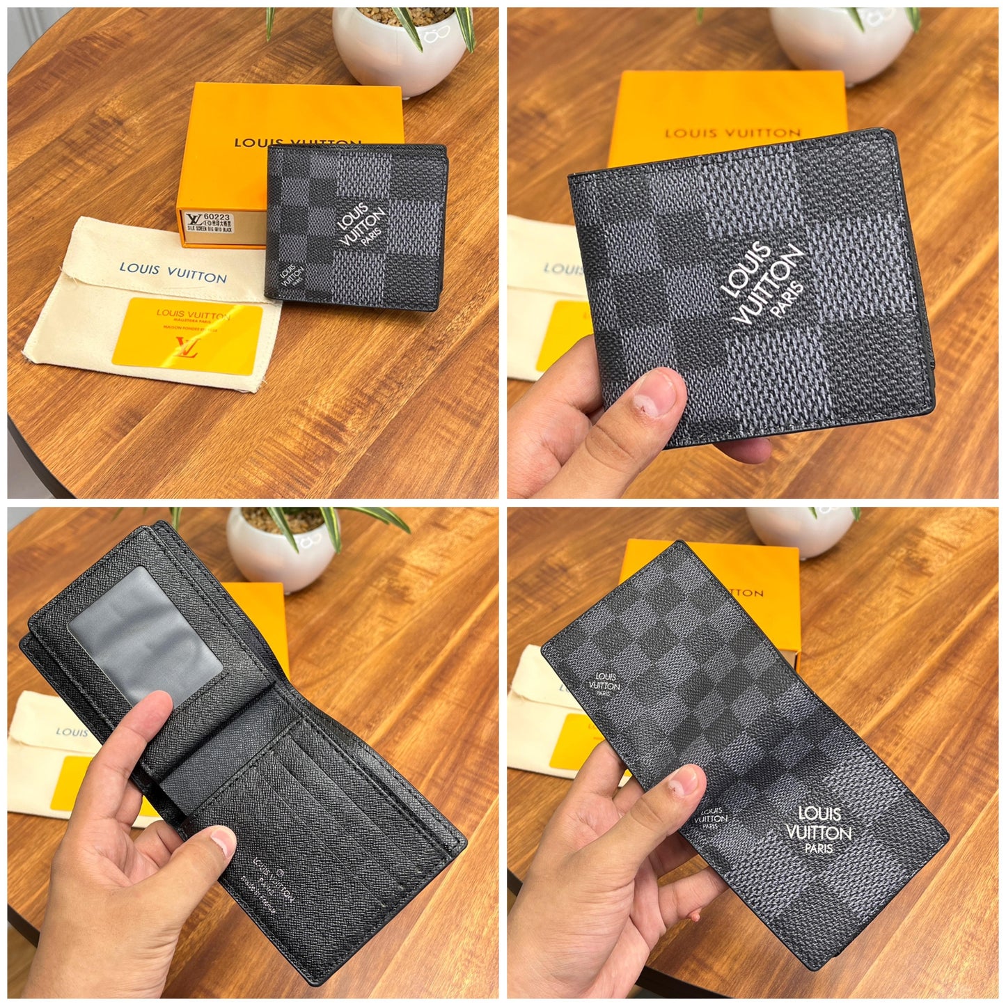 Louis Vuitton Printed Monogram luxury wallet With Original Packing
