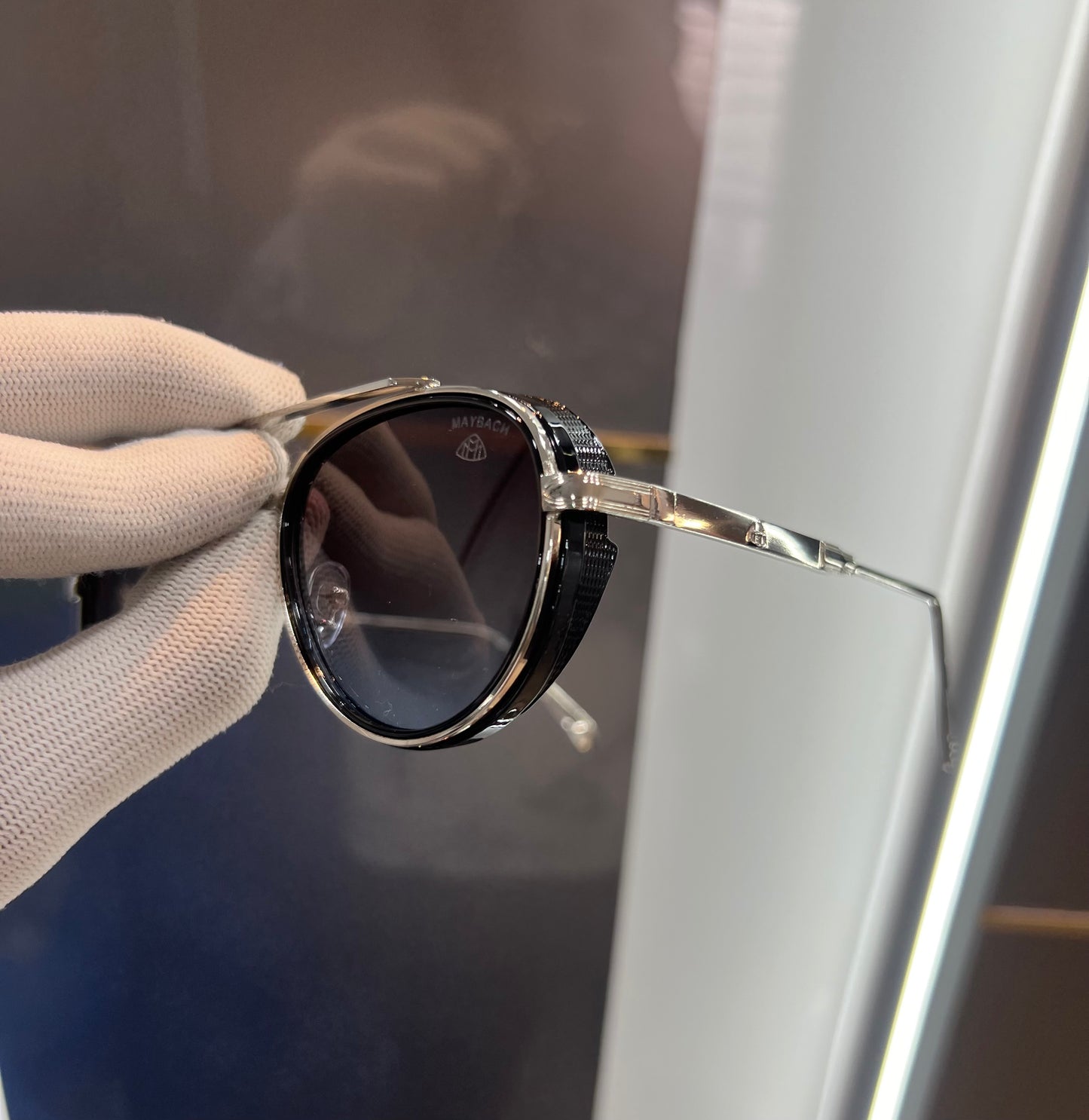 Maybach Blue Metal Luxury Shade With Original Packing