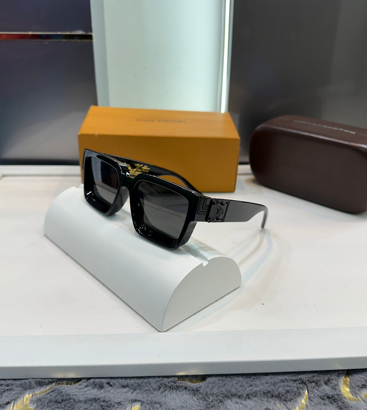 Louis Vuitton Full Black Karan Aujla Edition Limited Edition Luxury Shade With Original Packing