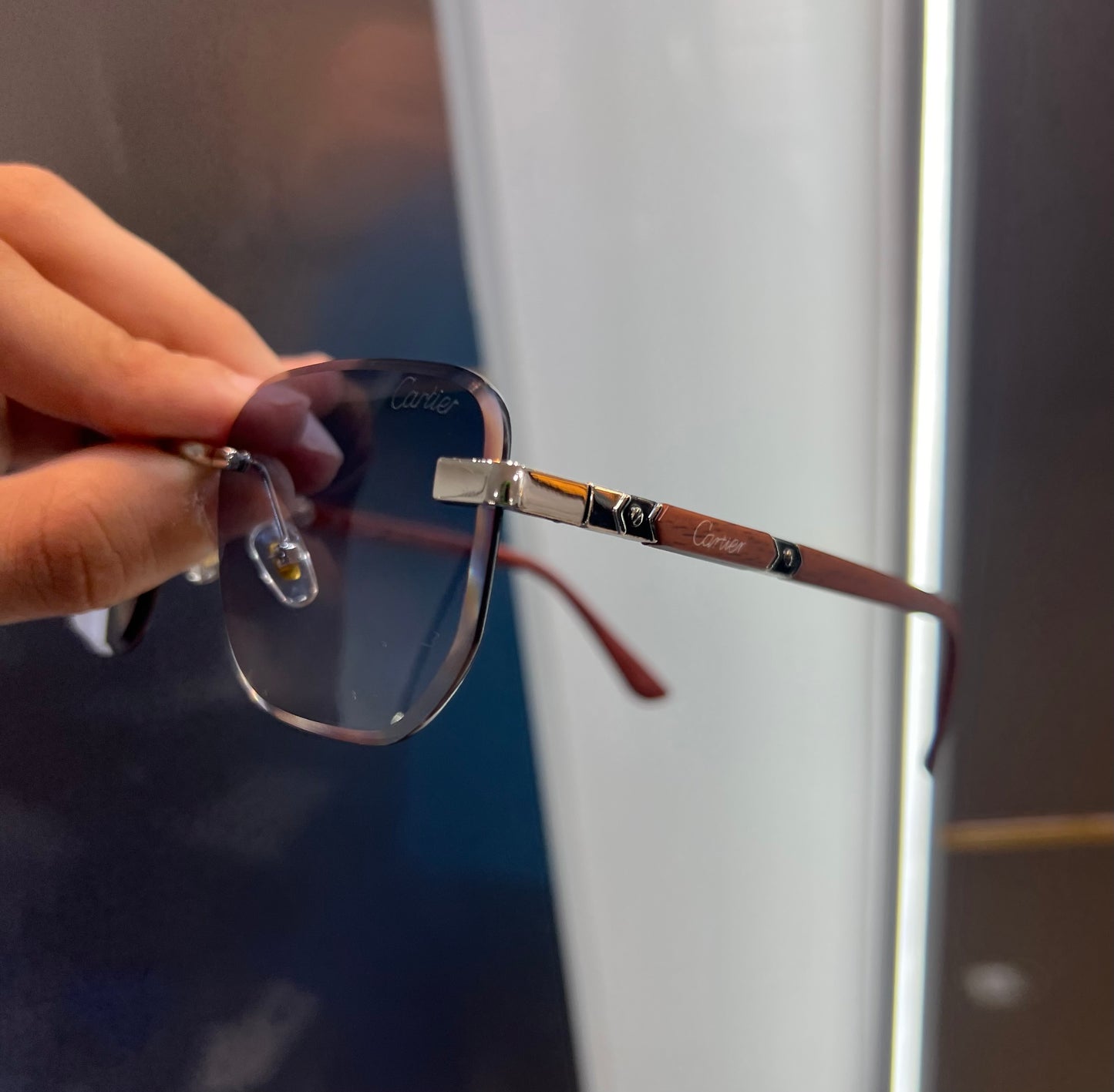 Cartier Sky Brown New Luxury Shade With Original Box Packing