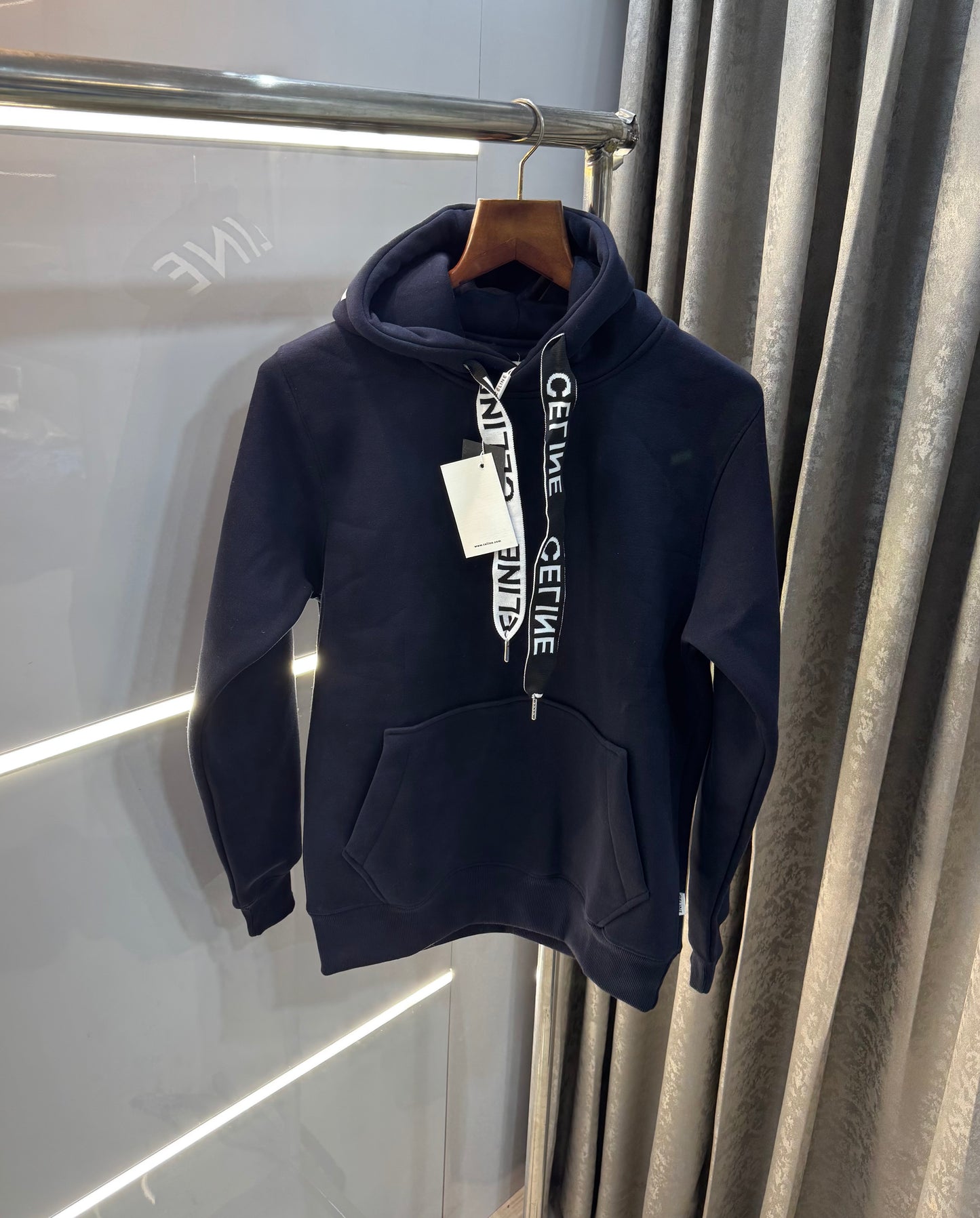 Celine Navy Blue Karan Aujla Edition Premium Imported Hoodie