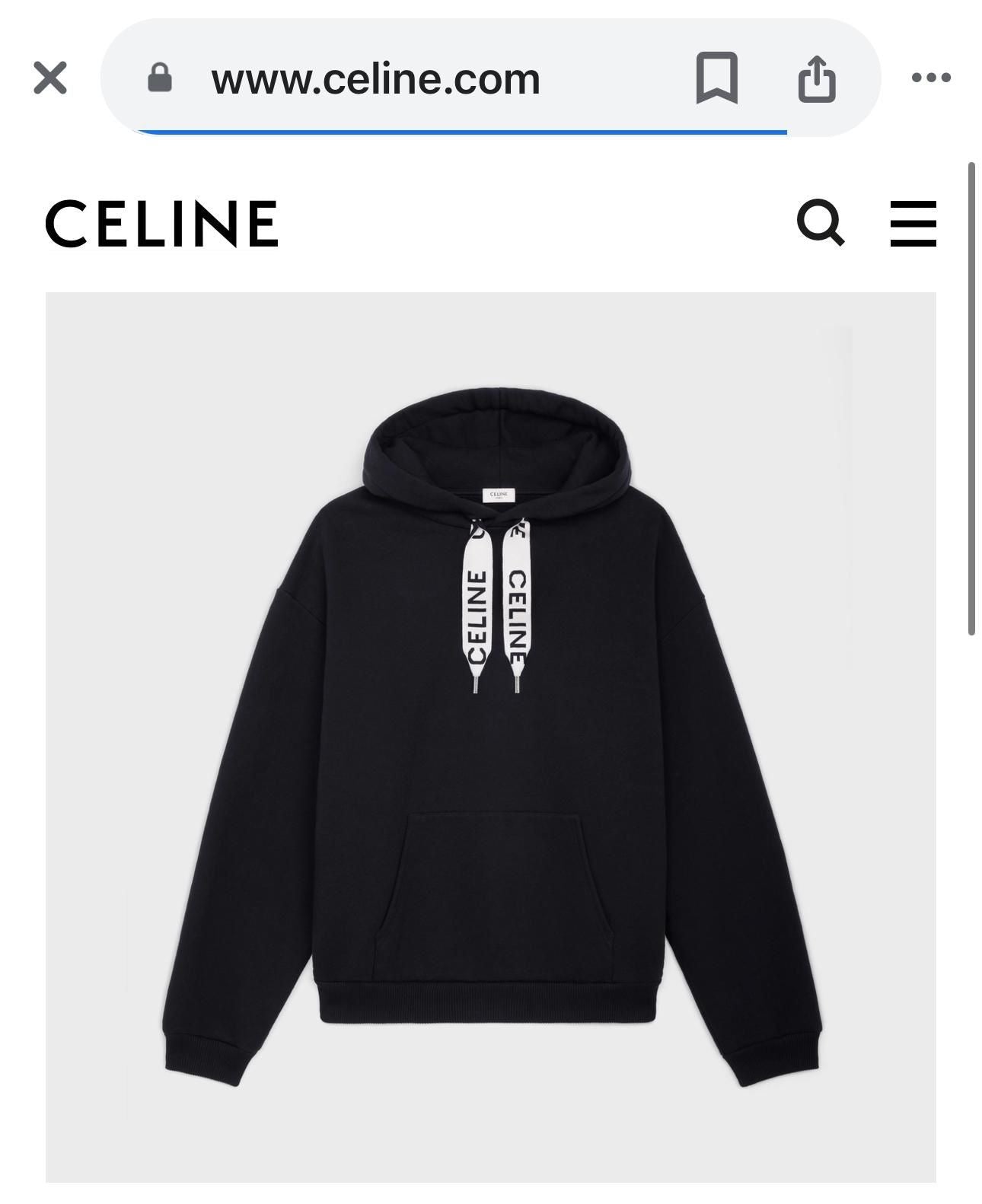 Celine Black Karan Aujla Edition Premium Imported Hoodie