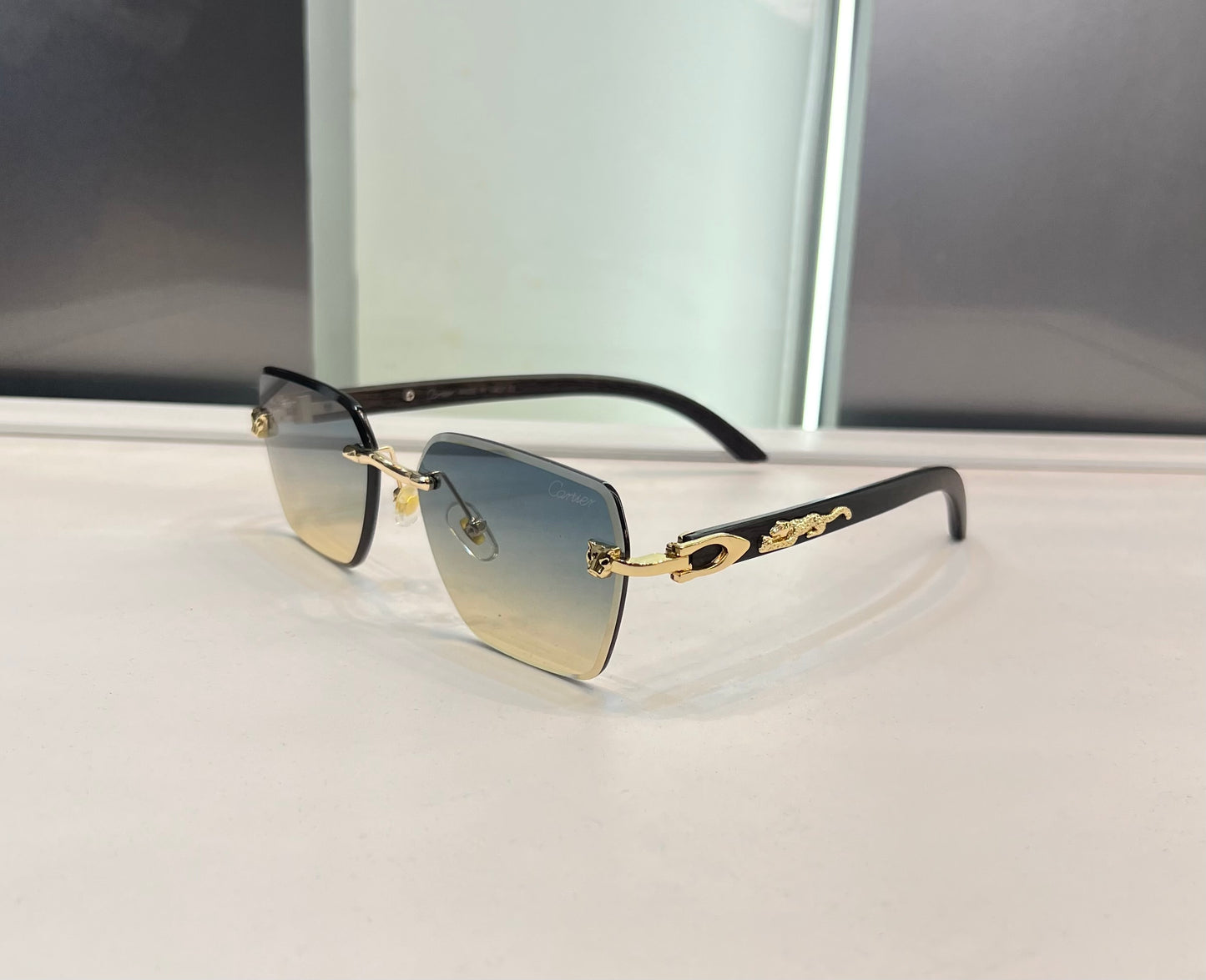Cartier Grey Dual New Luxury Shade With Original Box Packing