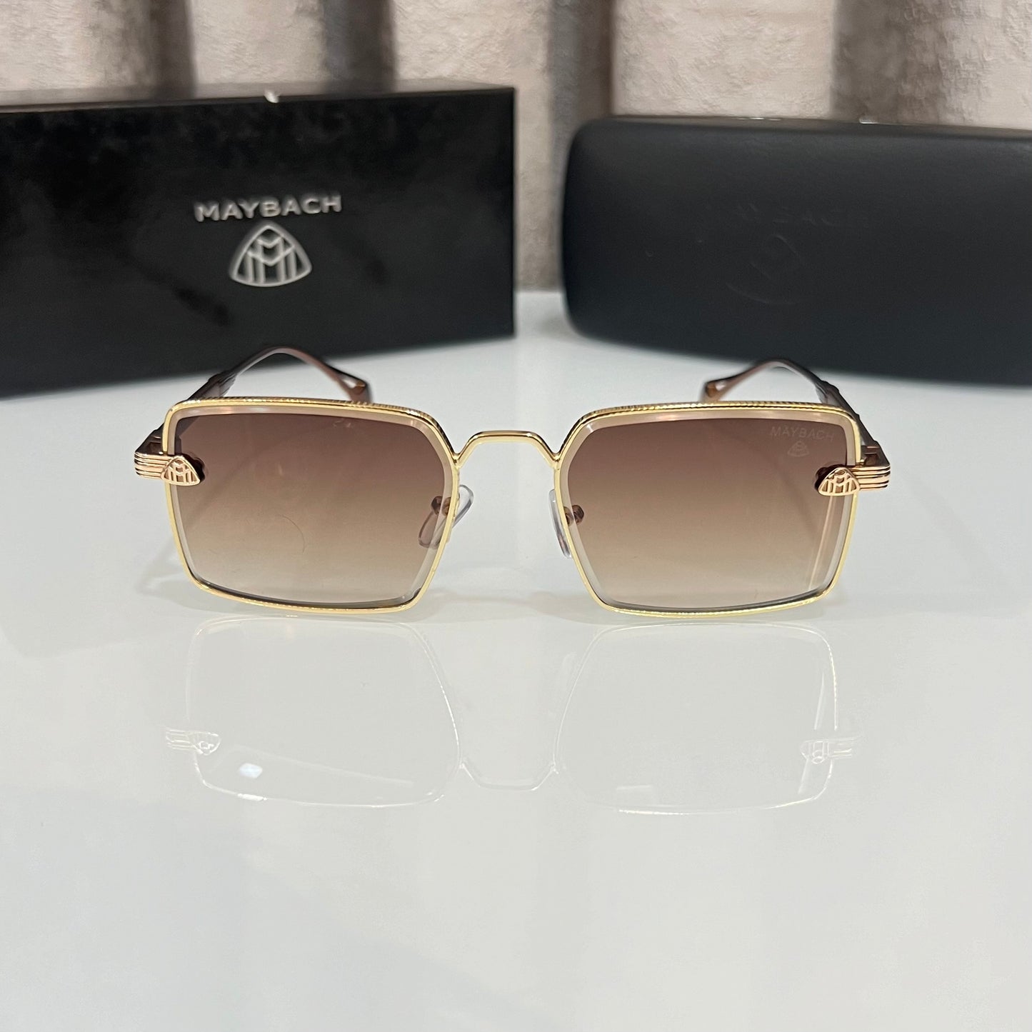 Maybach Brown Metal Luxury Shade With Original Packing