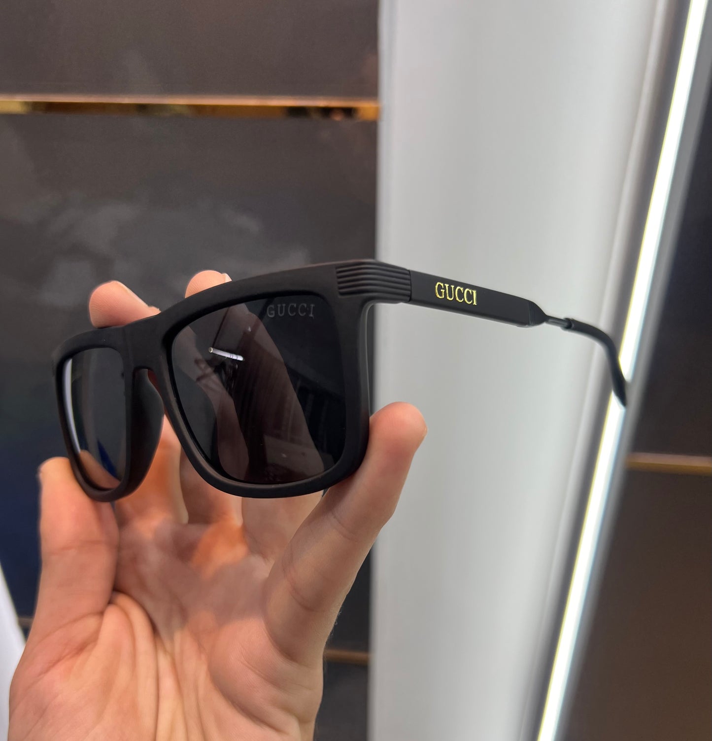 Gucci All Black Luxury Shade With Original Packing