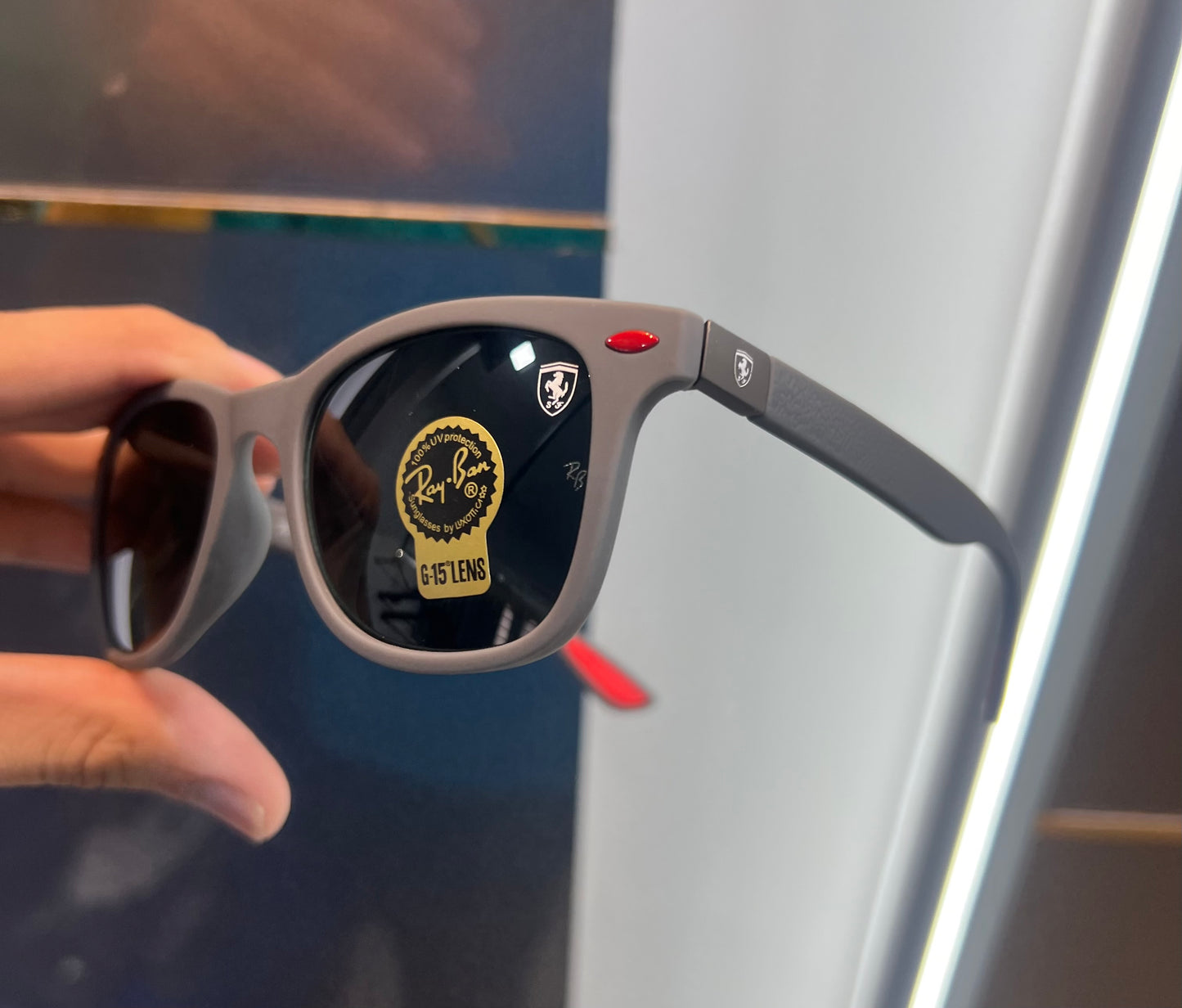 Rayban All Grey Mat Luxury Shade With Original Packing