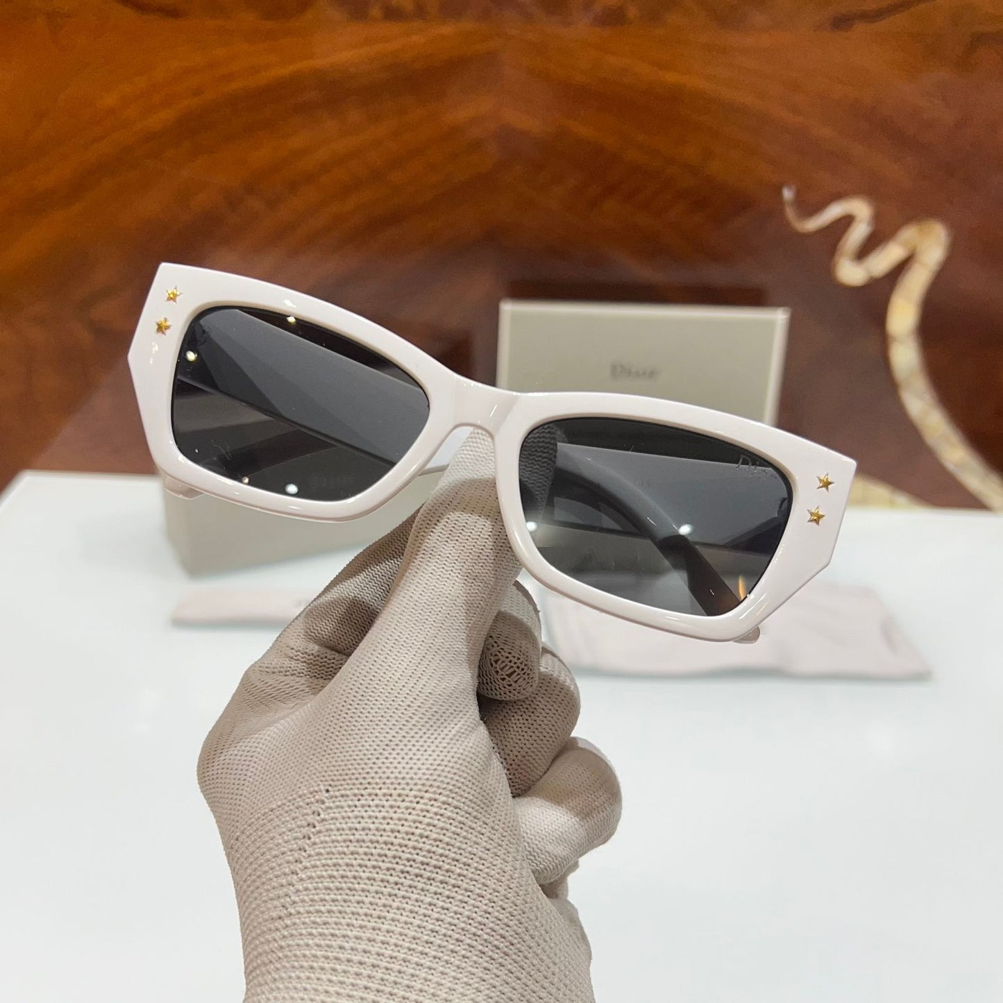 Christian Dior White Luxury Shade With Original Box Packing