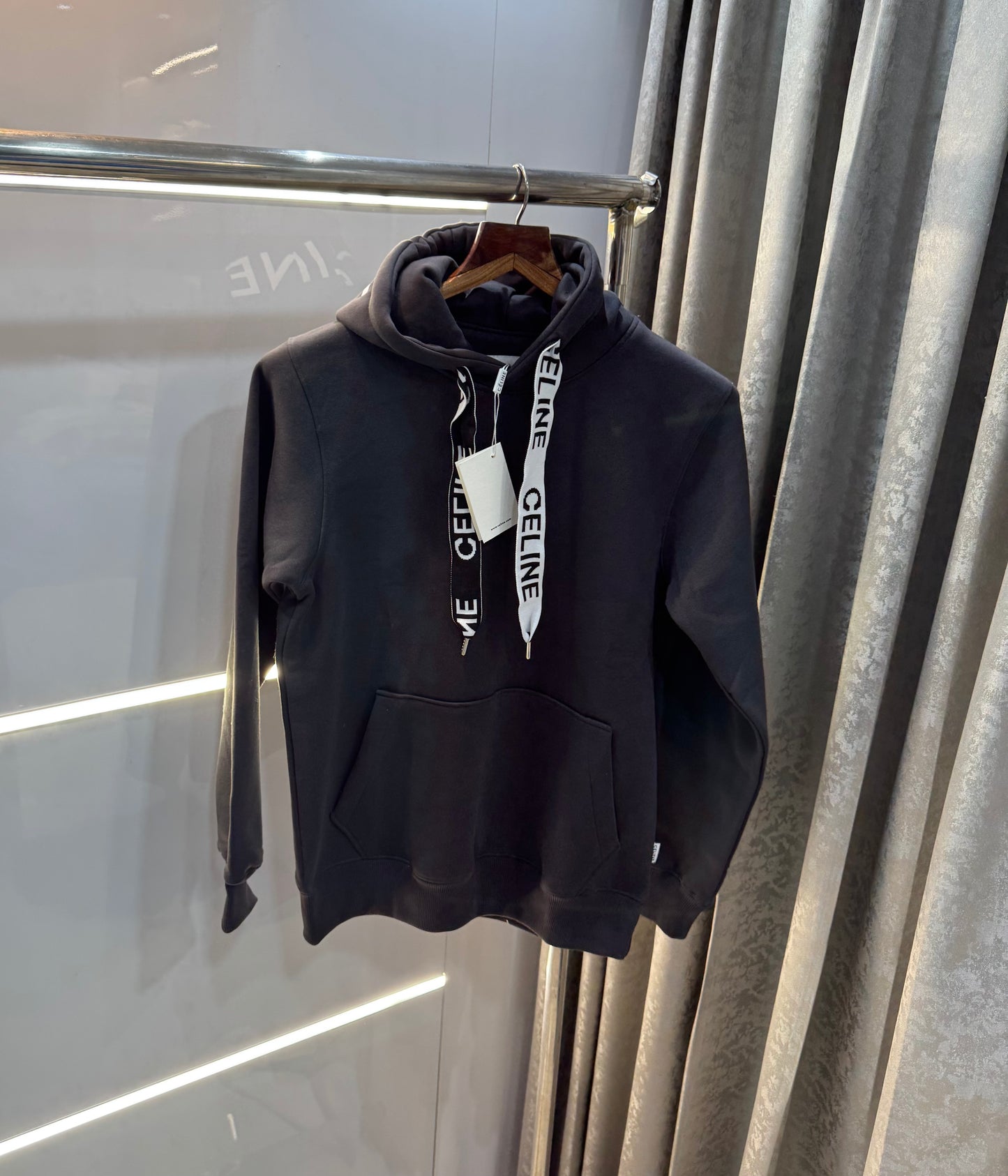 Celine Dark Grey Karan Aujla Edition Premium Imported Hoodie