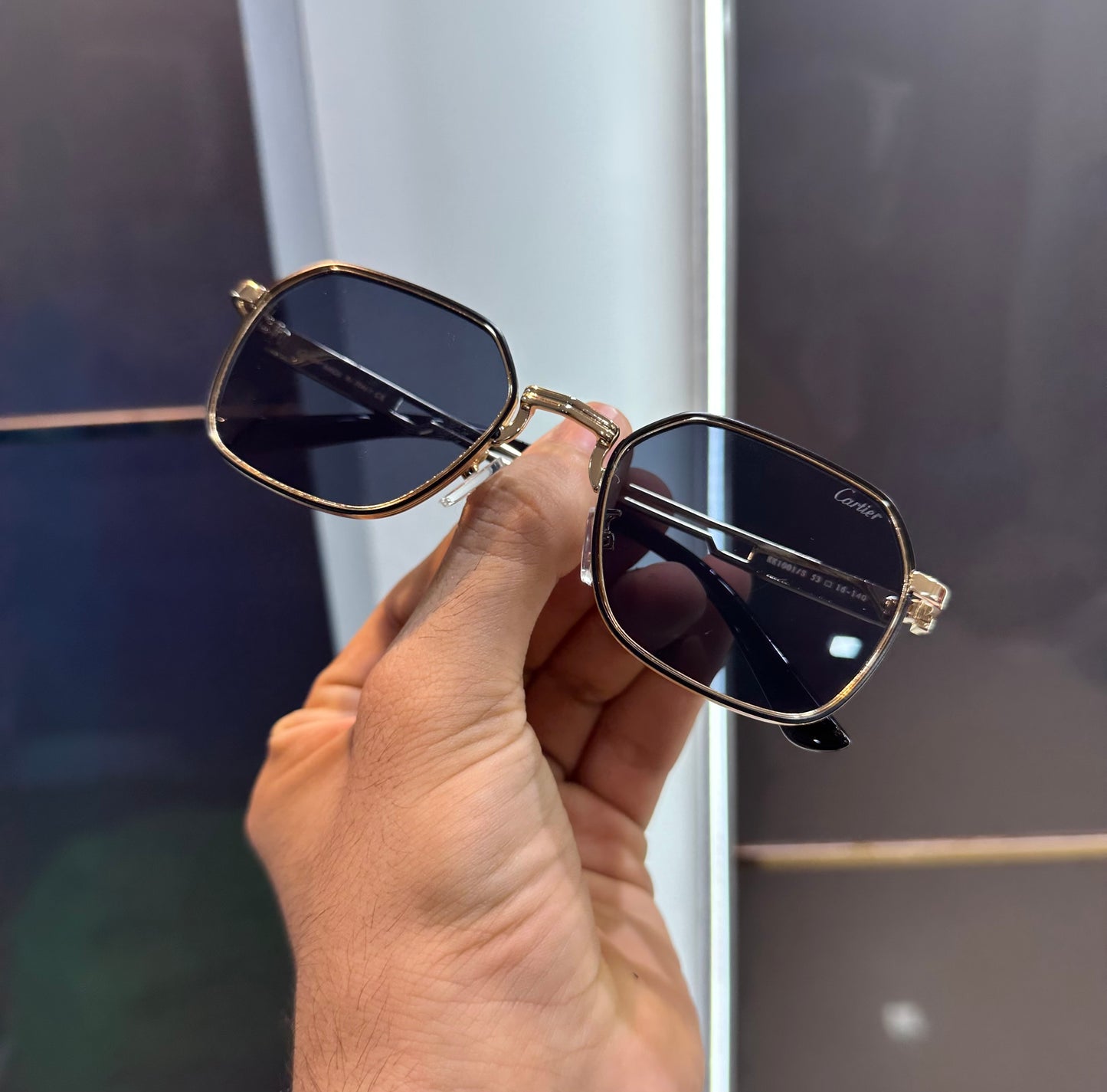 Cartier Gold Black Edition Luxury Shade With Original Box Packing