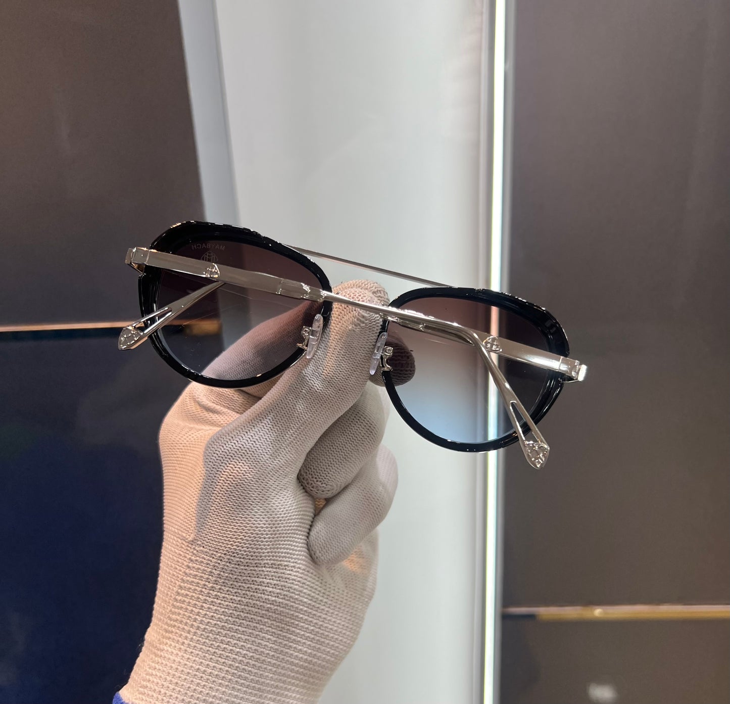 Maybach Blue Metal Luxury Shade With Original Packing