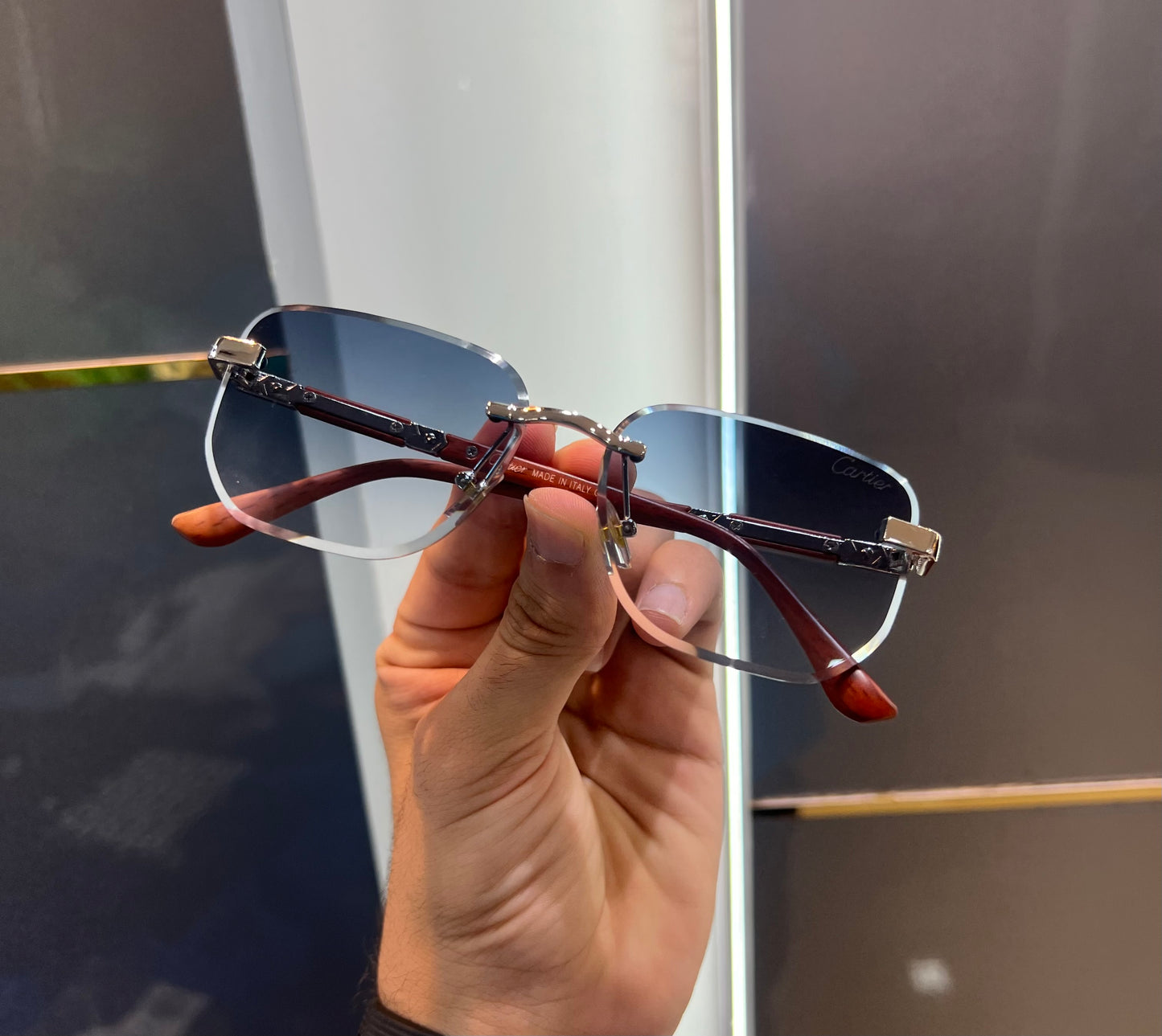 Cartier Sky Brown New Luxury Shade With Original Box Packing