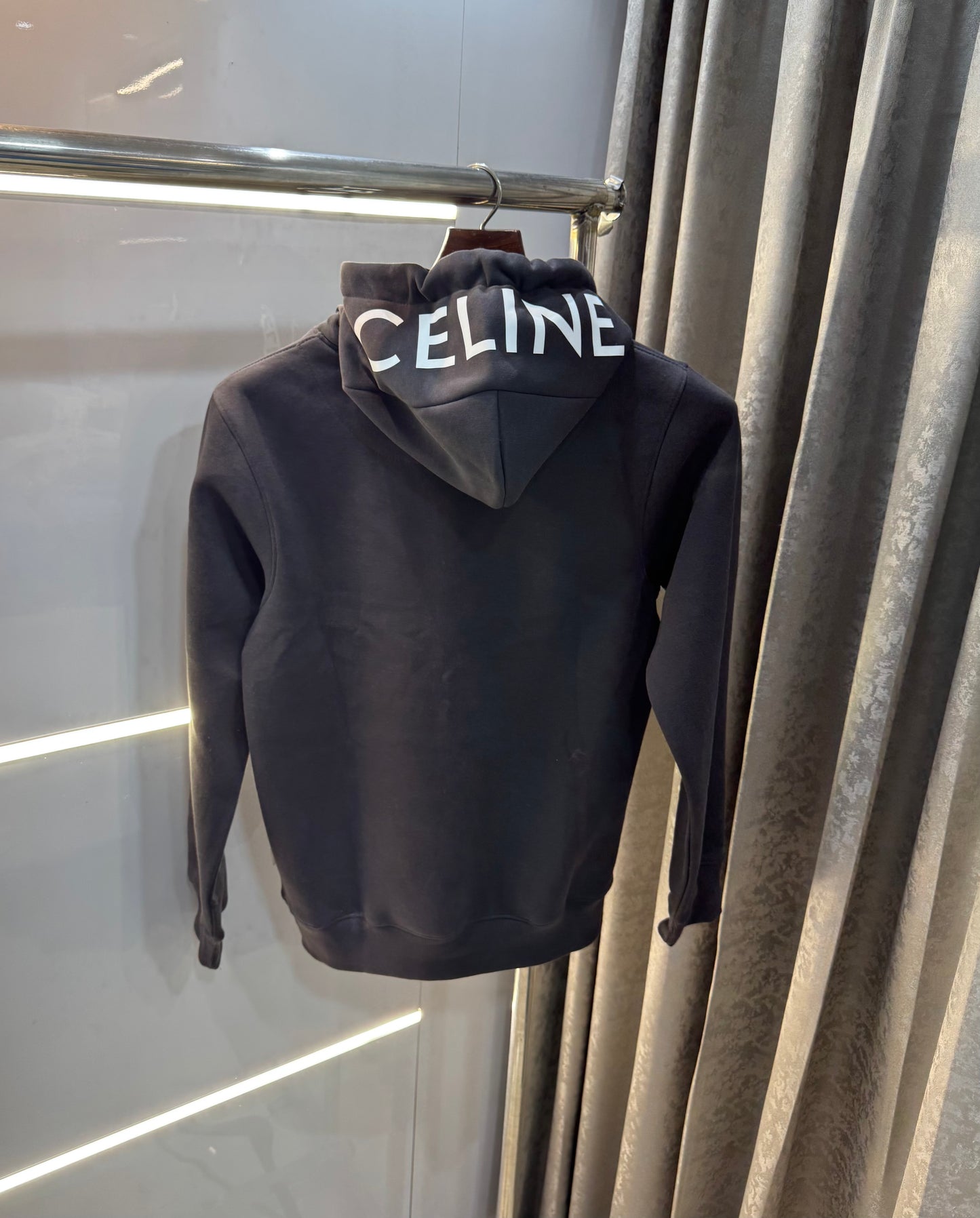 Celine Dark Grey Karan Aujla Edition Premium Imported Hoodie
