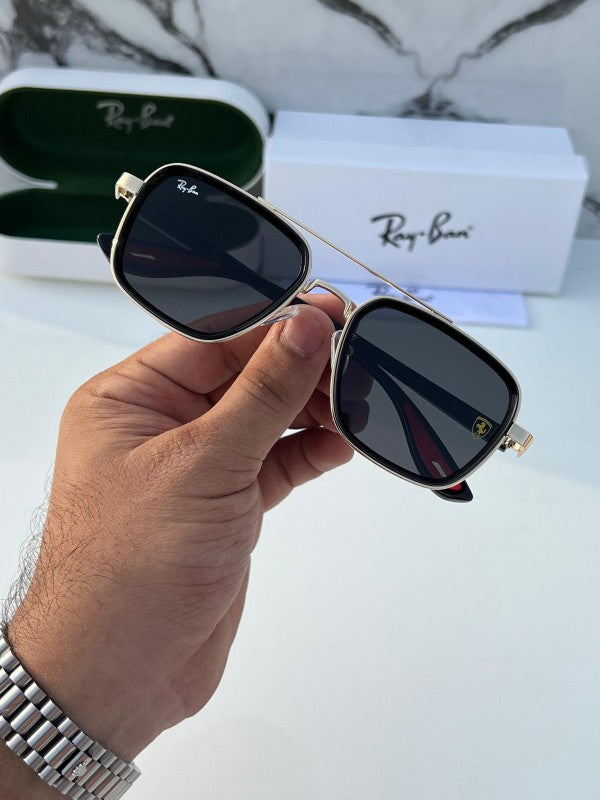 Rayban Black Gold Ferrari Edition Luxury Shade With Original Packing