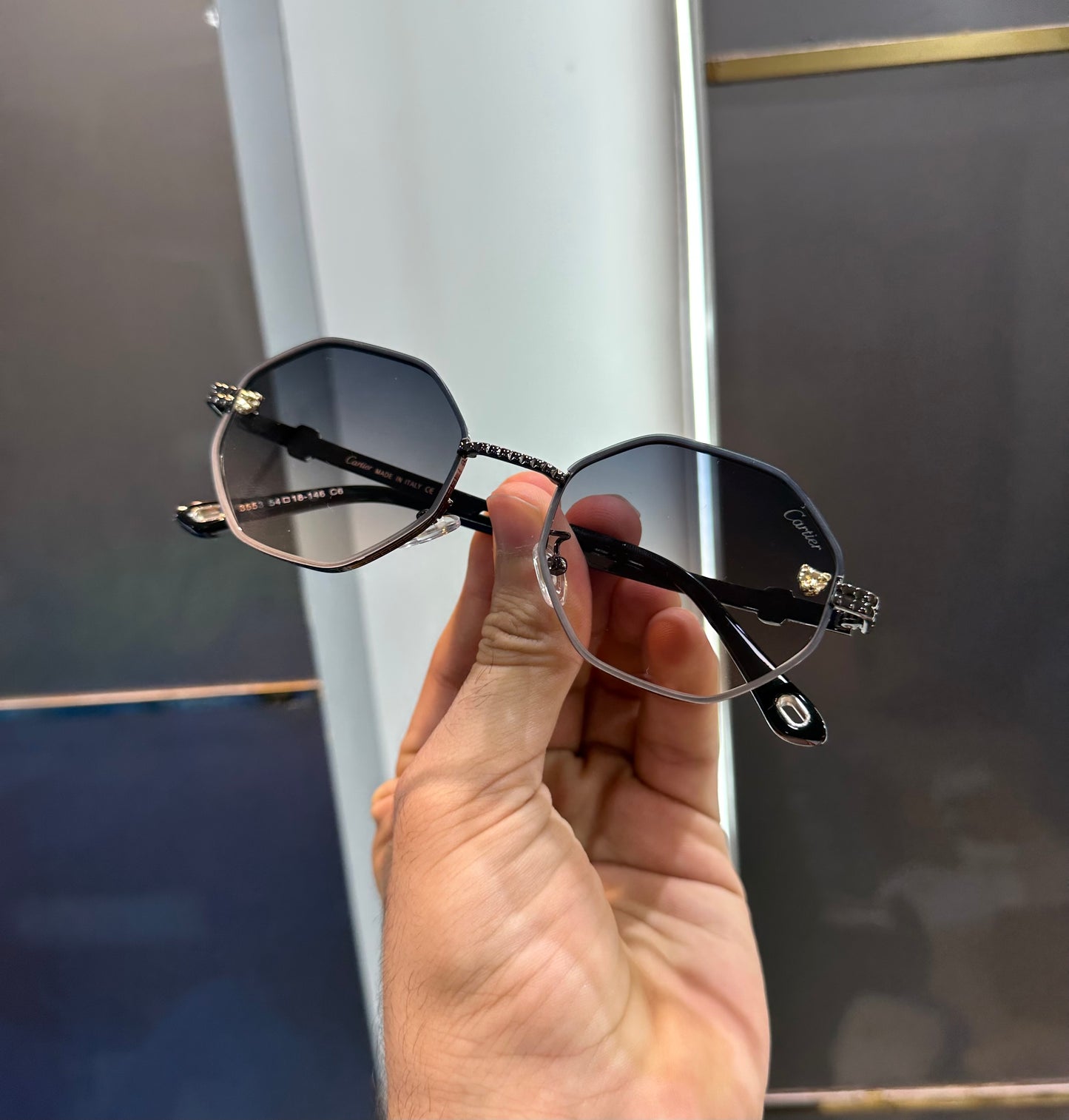 Cartier Dual Metal Limited Edition Luxury Shade With Original Packing