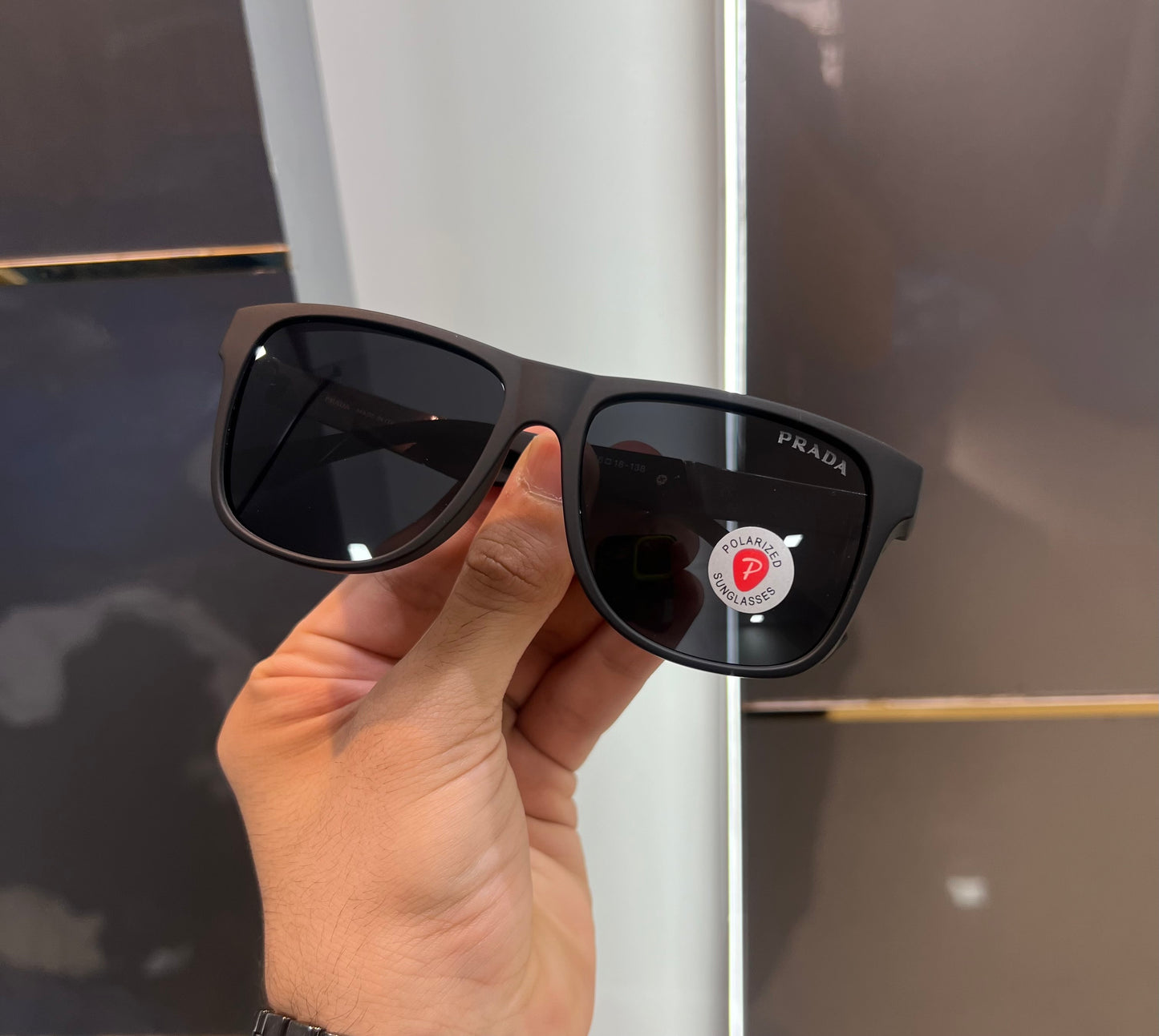 Prada Milano Black Classic Luxury Shade With Original Packing