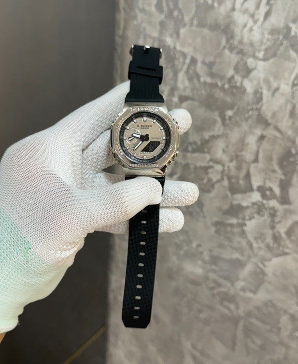 Casio G-Shock G2100 Silver Black Classic Watch With Og Box