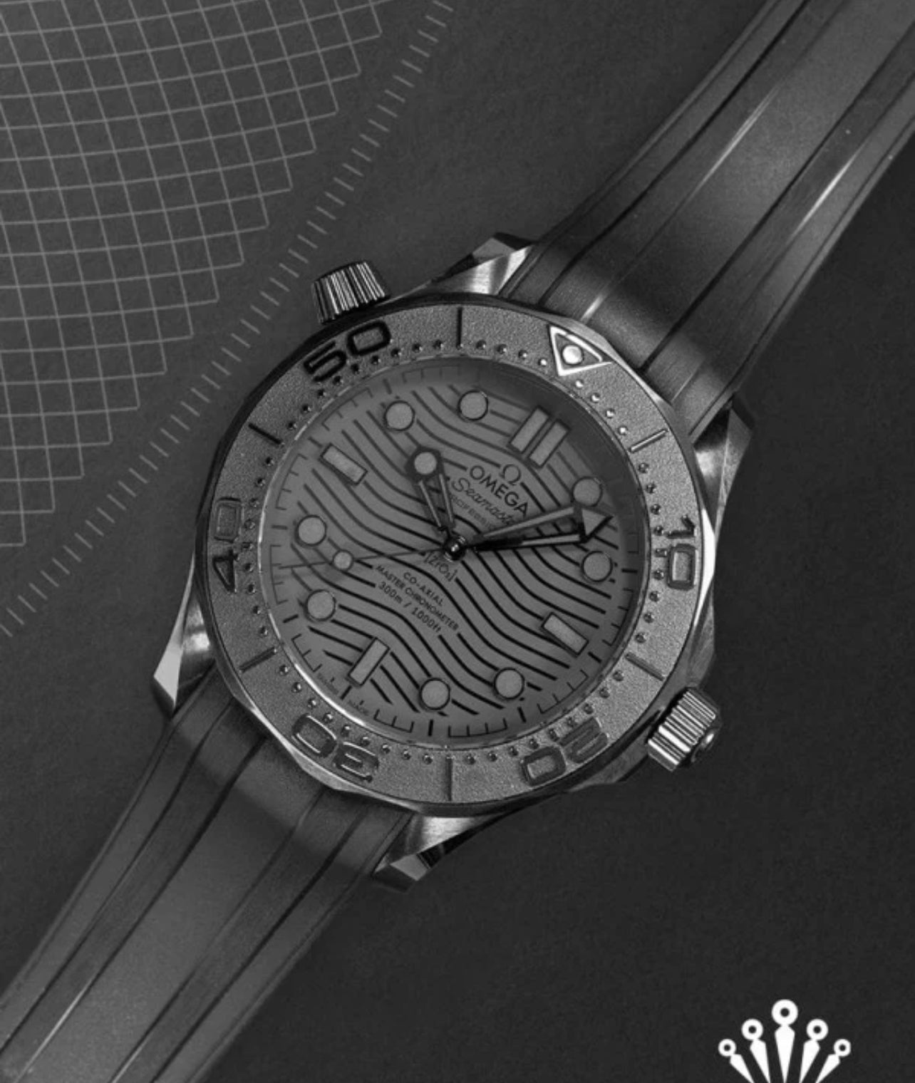 Omega Seamaster All Black Premium Automatic Watch