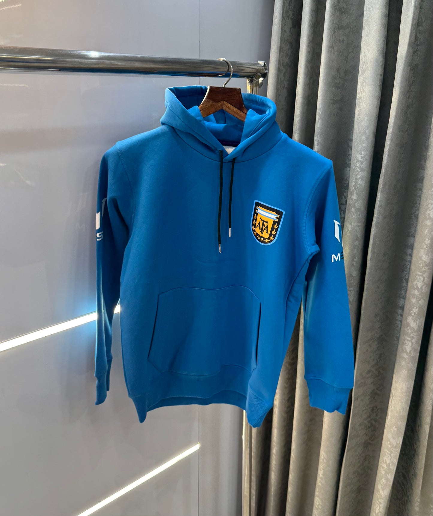 Adidas Messi Edition Blue Premium Classic Hoodie