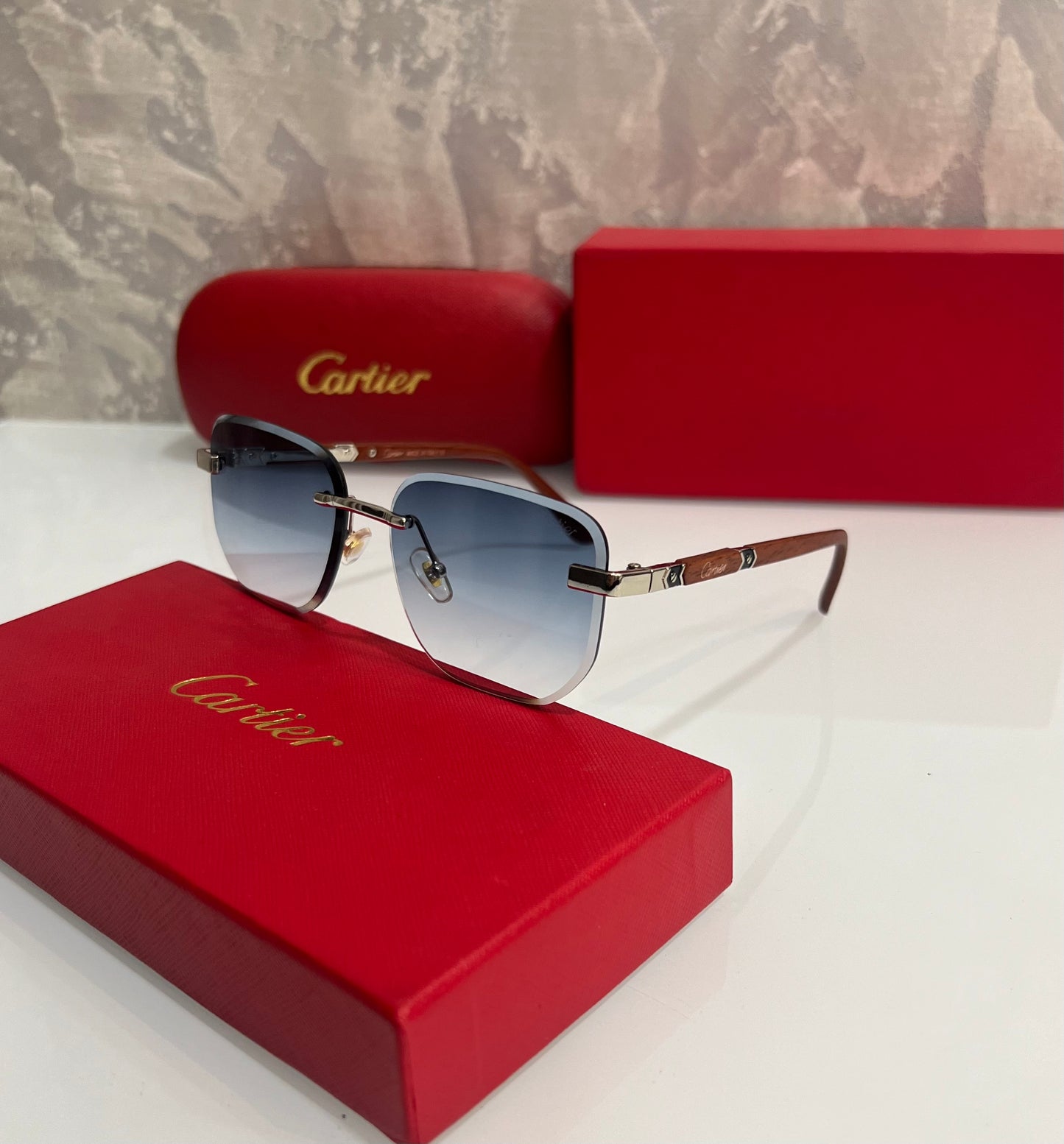 Cartier Sky Brown New Luxury Shade With Original Box Packing