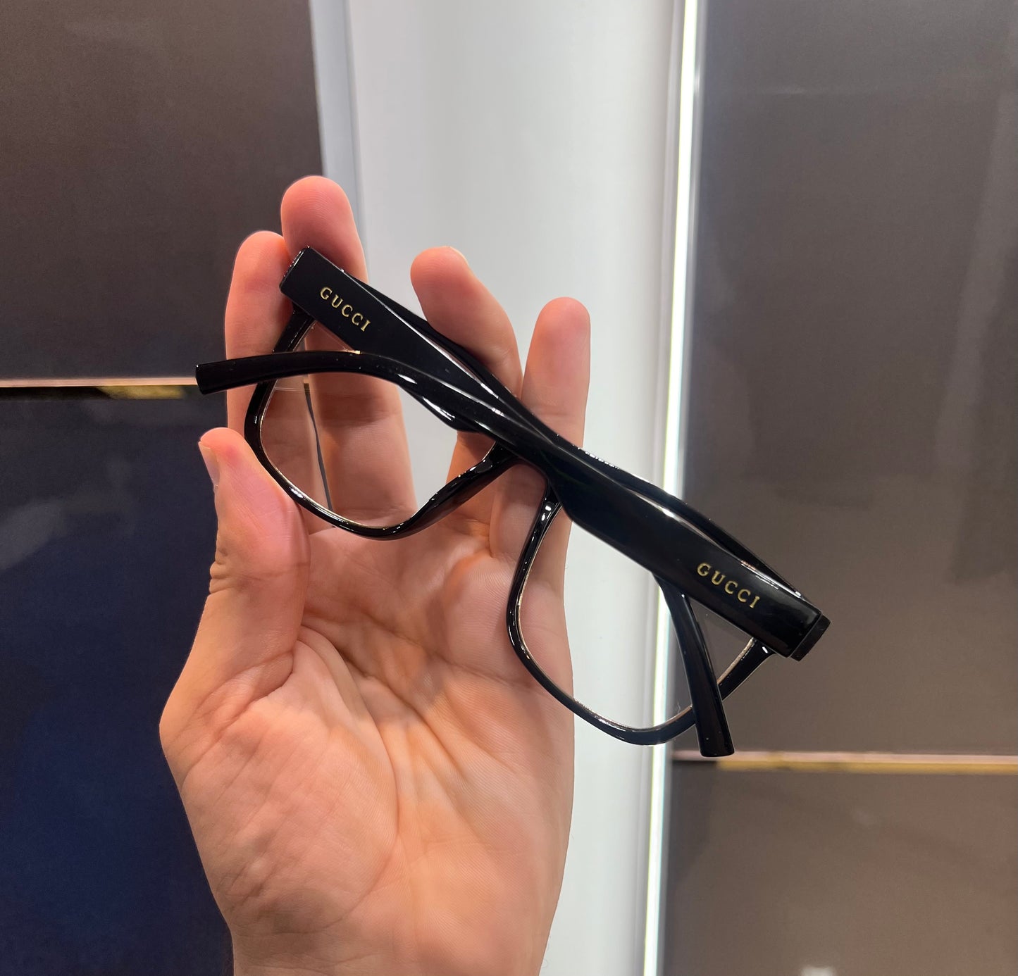 Gucci Black Transparent Luxury Shade With Original Packing 1001