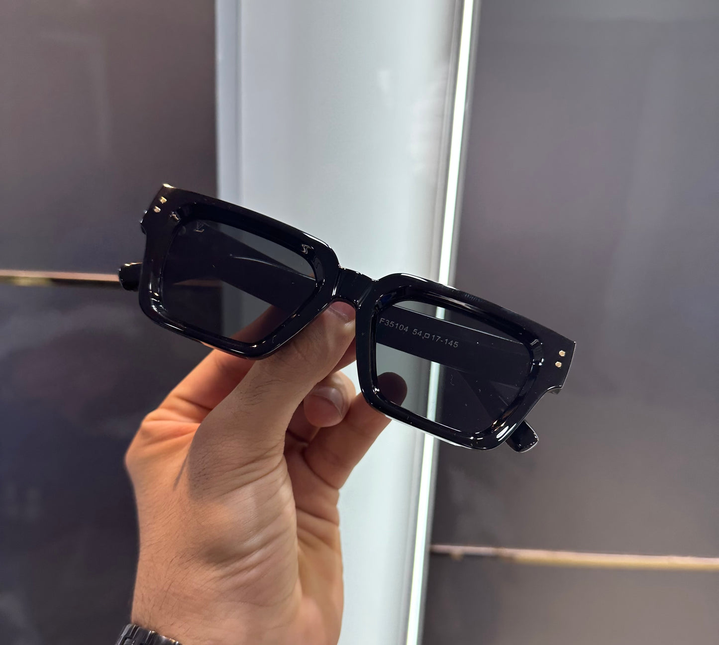 Louis Vuitton All Black Limited Edition Luxury Shade With Original Packing