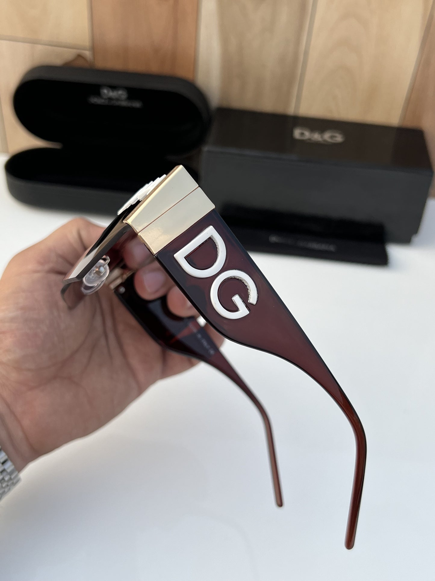 Dolce&Gabbana Brown Luxury Shade With Original Packing