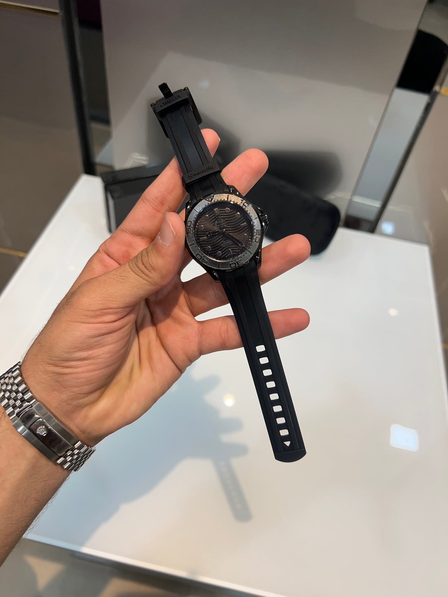 Omega Seamaster All Black Premium Automatic Watch