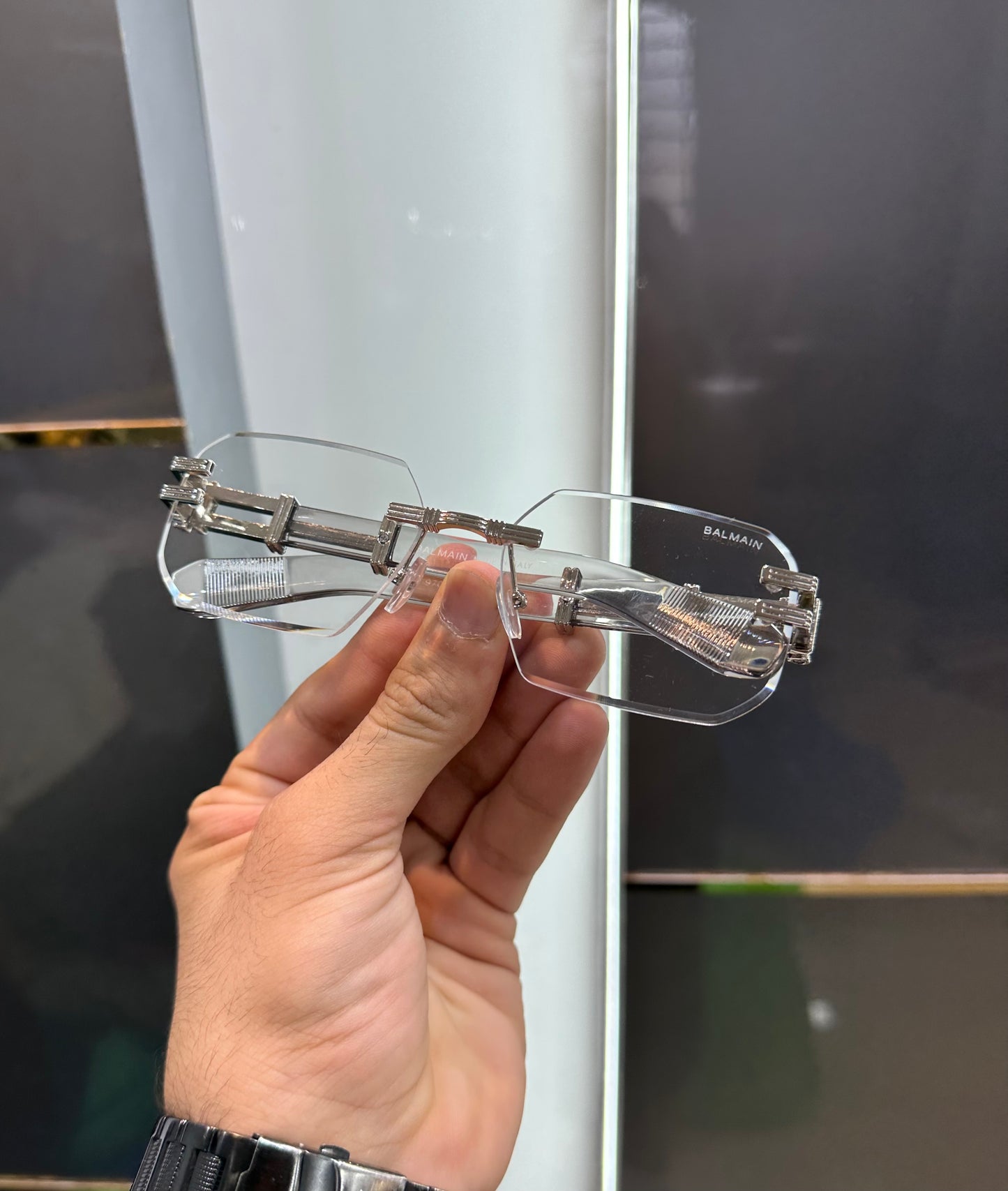 Balmain Paris Transparent Grey Limited Edition Luxury Shade With Original Packing