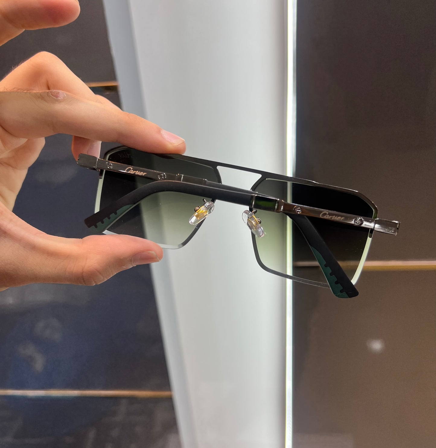 Cartier Green New Luxury Shade With Original Box Packing