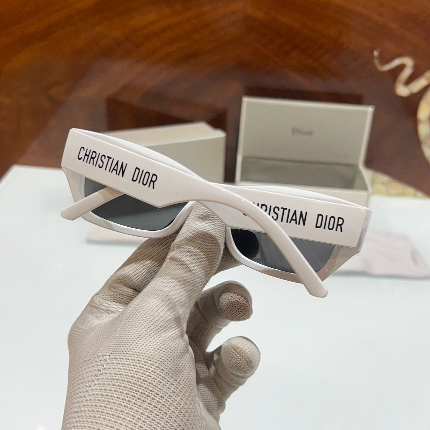 Christian Dior White Luxury Shade With Original Box Packing