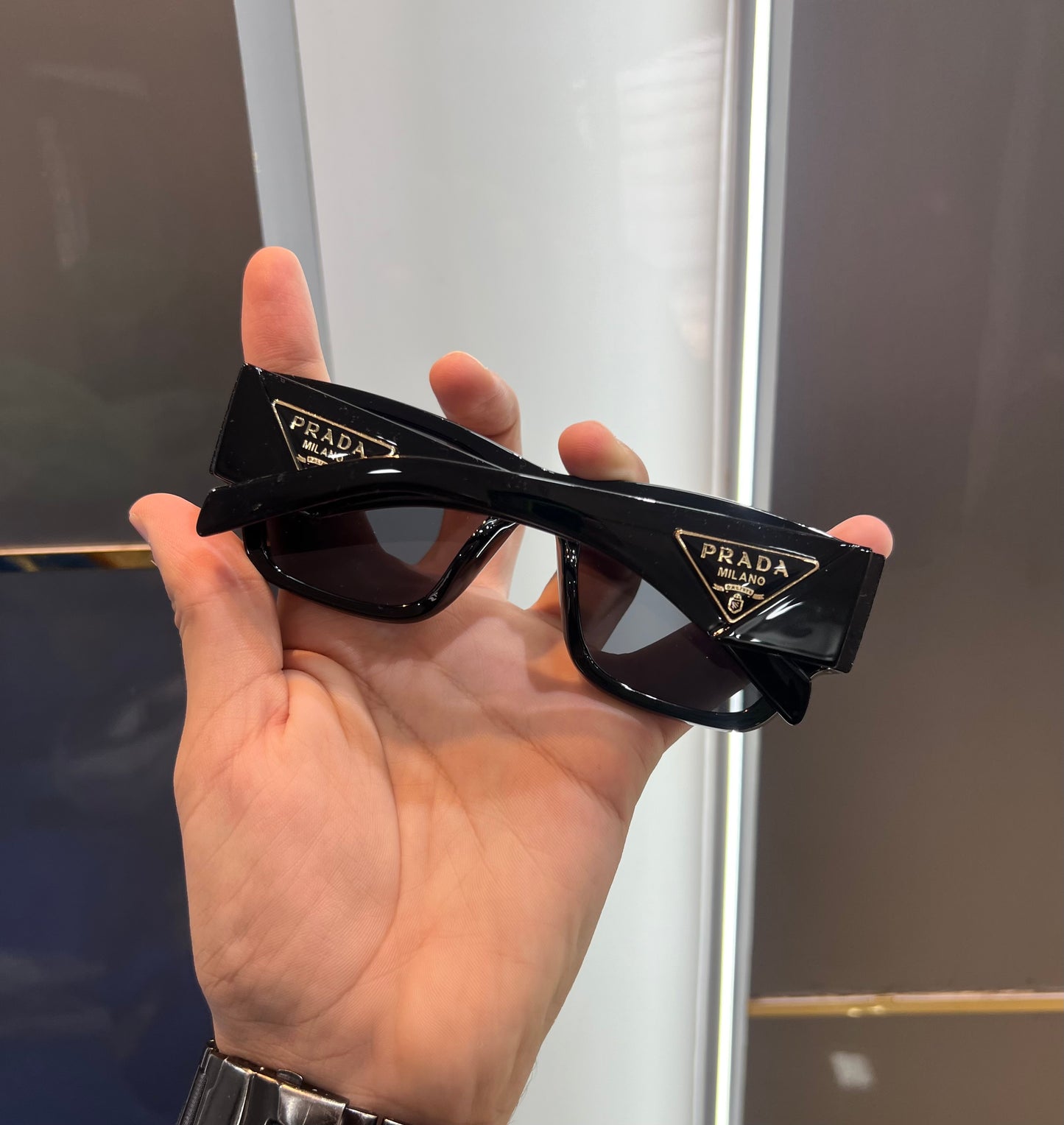 Prada Milano Black Ranbir Kapoor Edition Luxury Shade With Original Packing