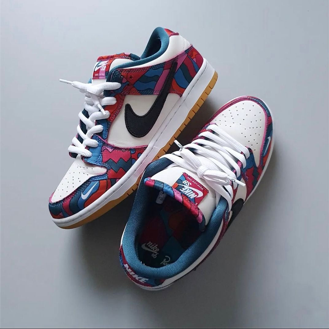 Nike SB DUNK LOW PARRA WITH Og Box PREMIUM SNEAKER