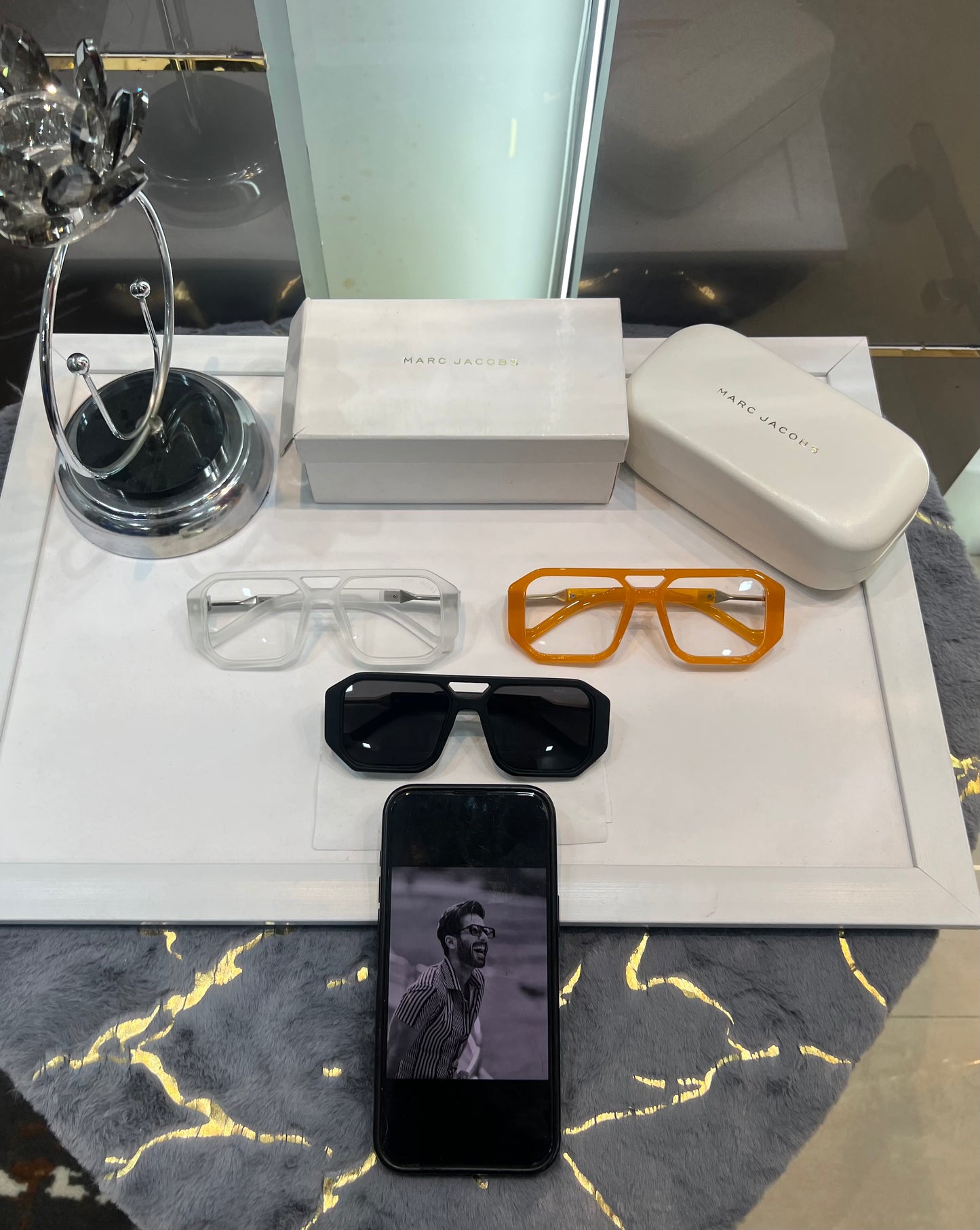 Marc Jacob Orange Shahid Kapoor Edition Luxury Shade With Original Packing