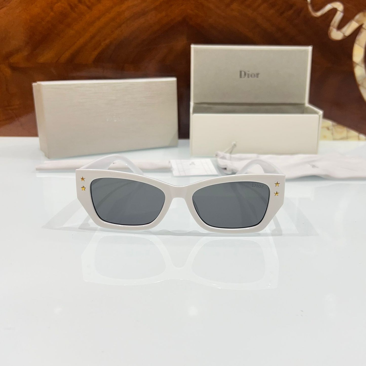 Christian Dior White Luxury Shade With Original Box Packing